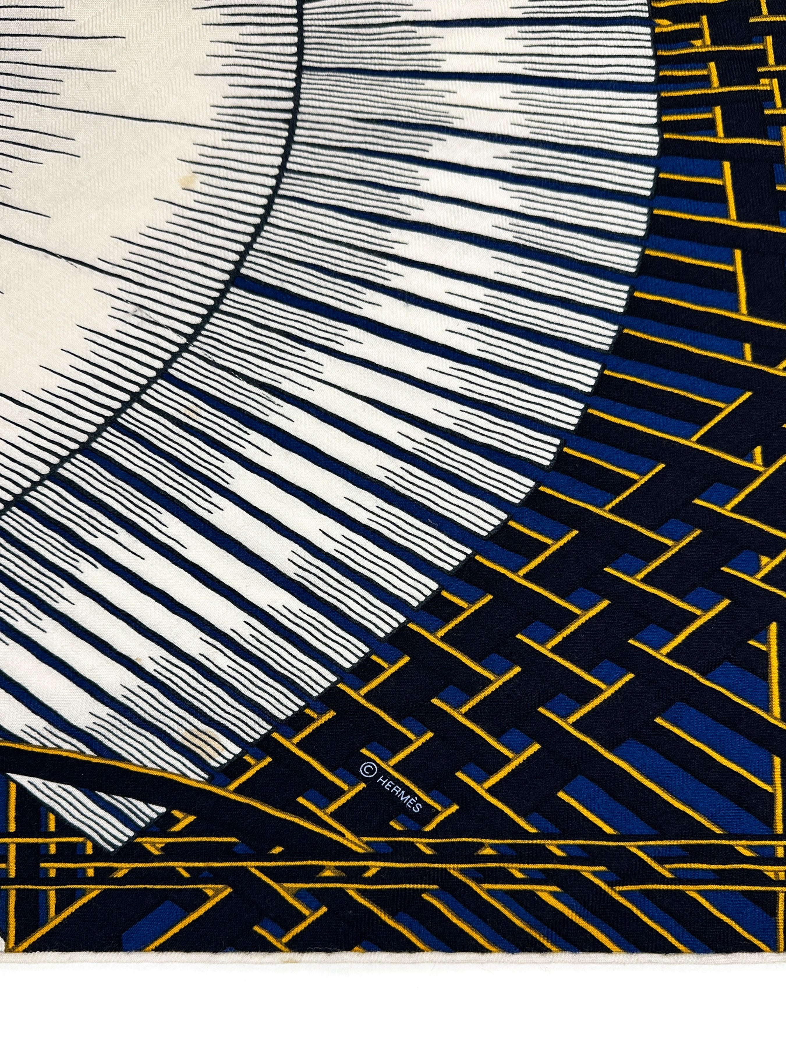 Hermès Masan & Masan Cashmere Silk Giant Triangle