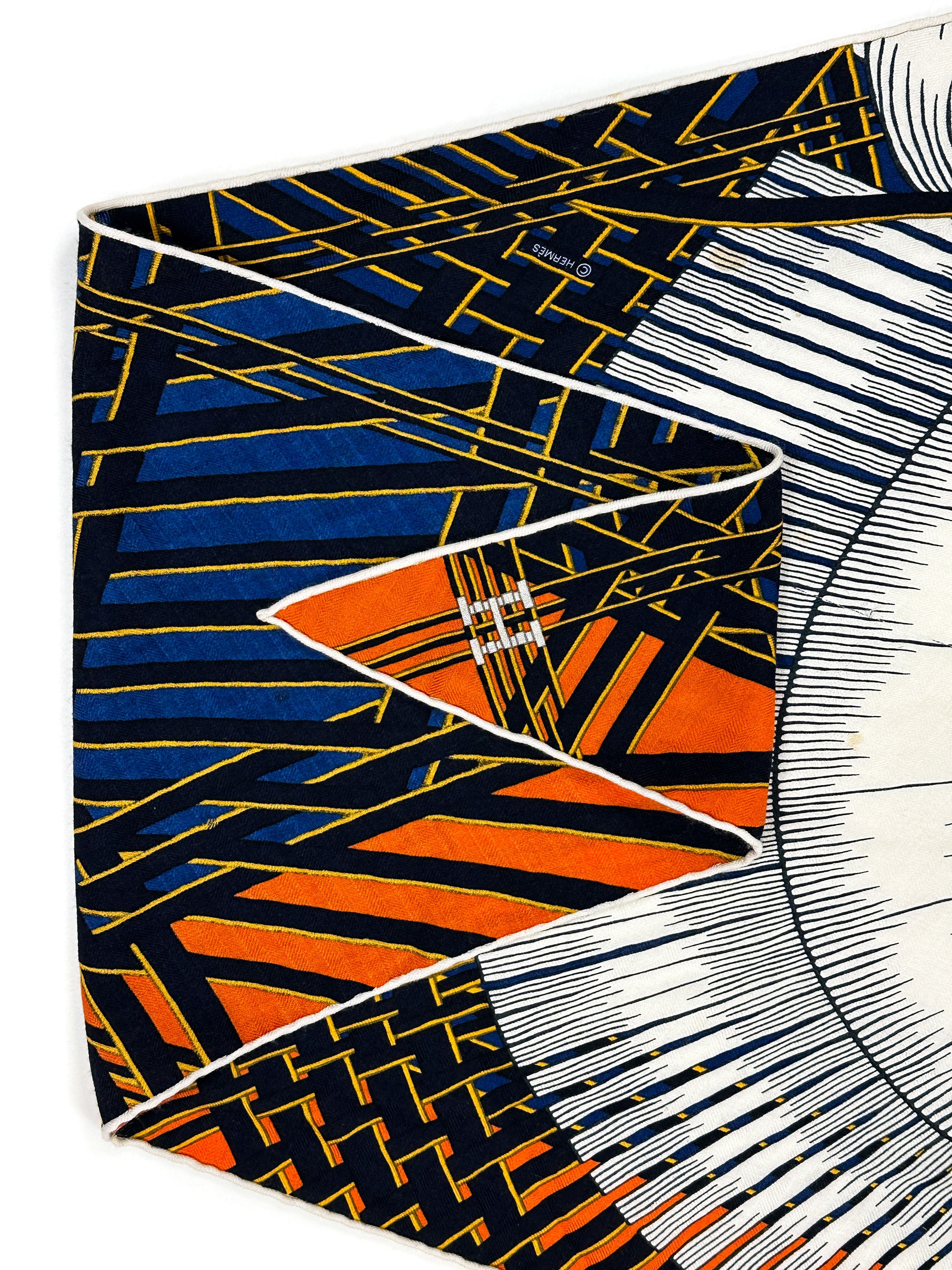 Hermès Masan & Masan Cashmere Silk Giant Triangle