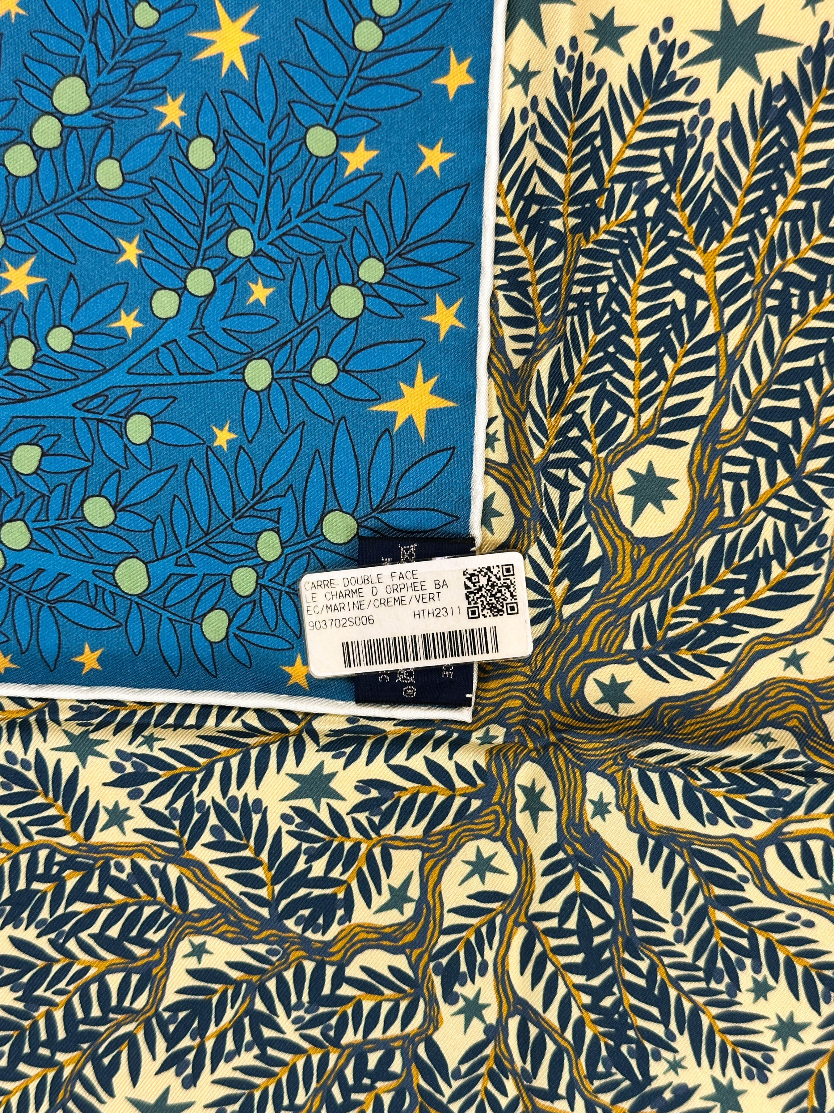 Hermès Sous le Charme d'Orphée Double Face 90