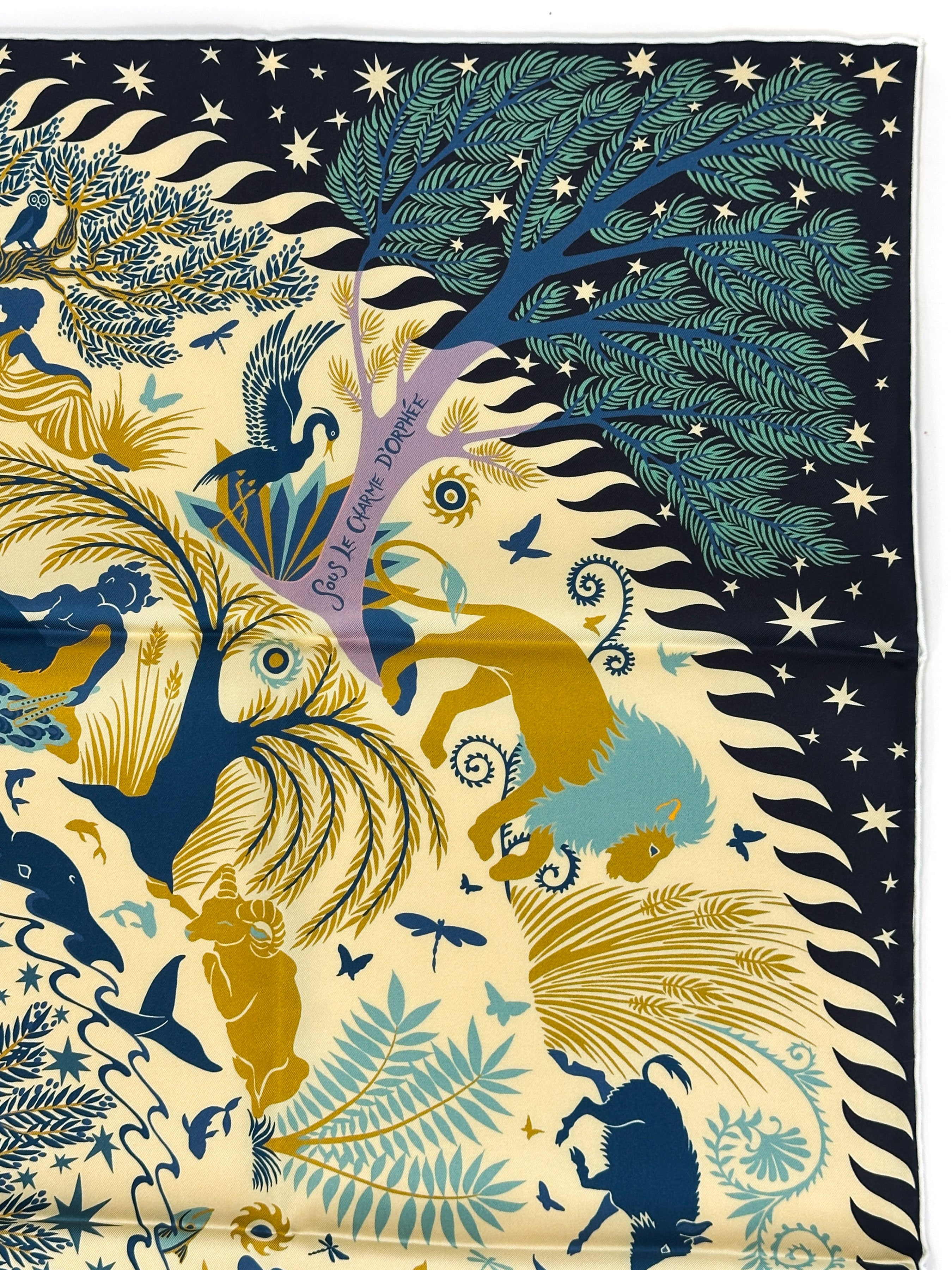 Hermès Sous le Charme d'Orphée Double Face 90