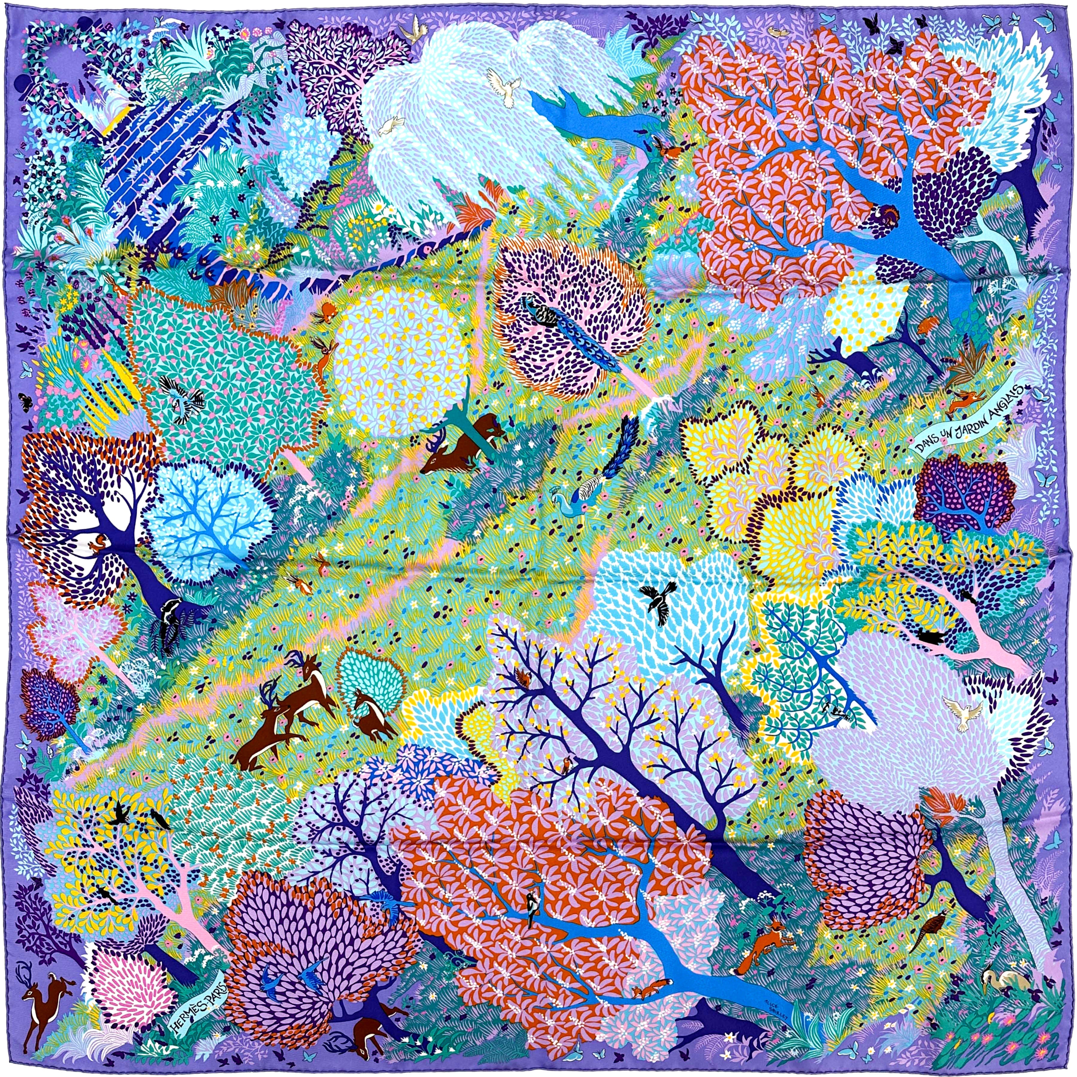 Hermès Dans un Jardin Anglais 90