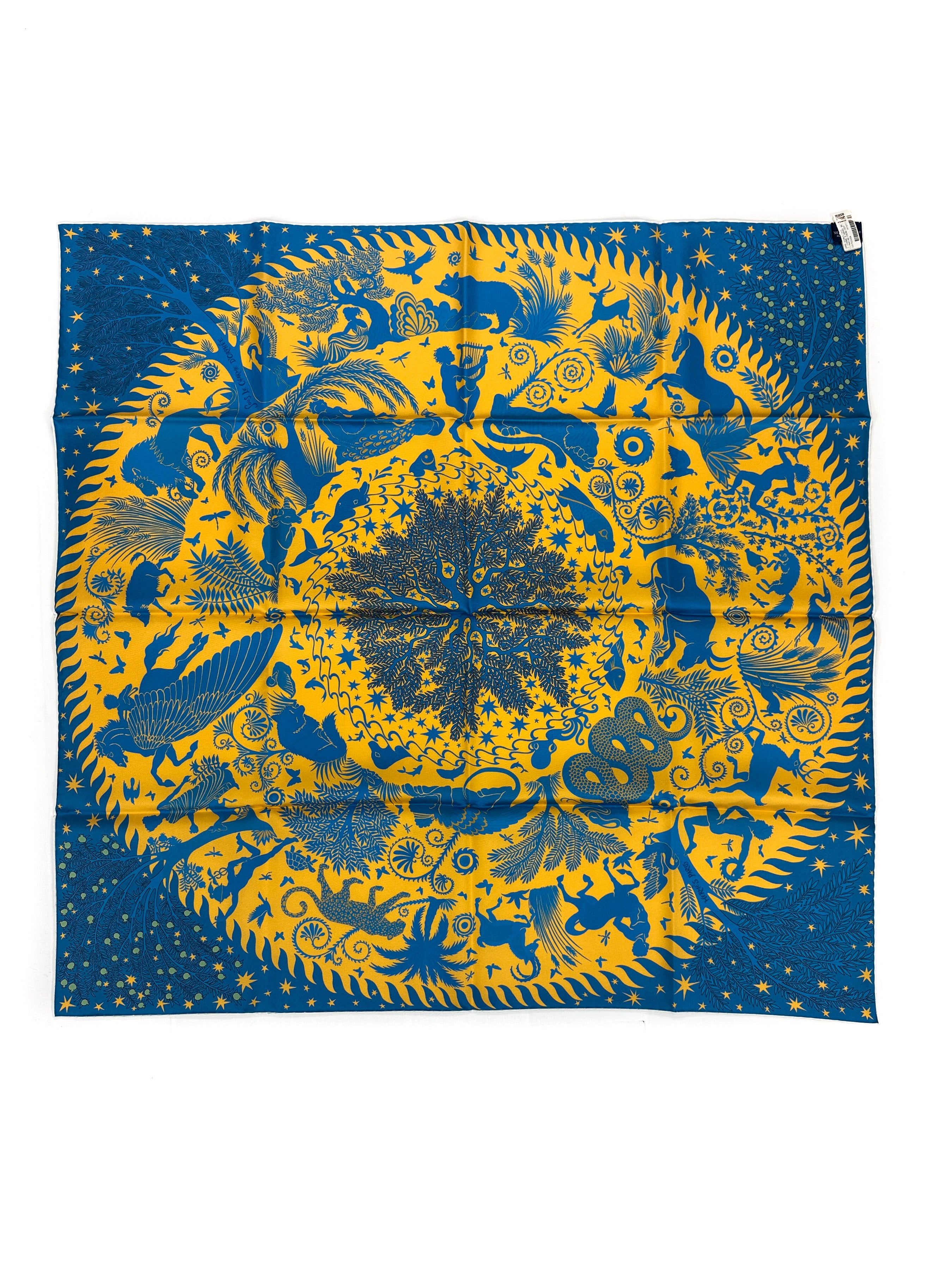 Hermès Sous le Charme d'Orphée Double Face 90
