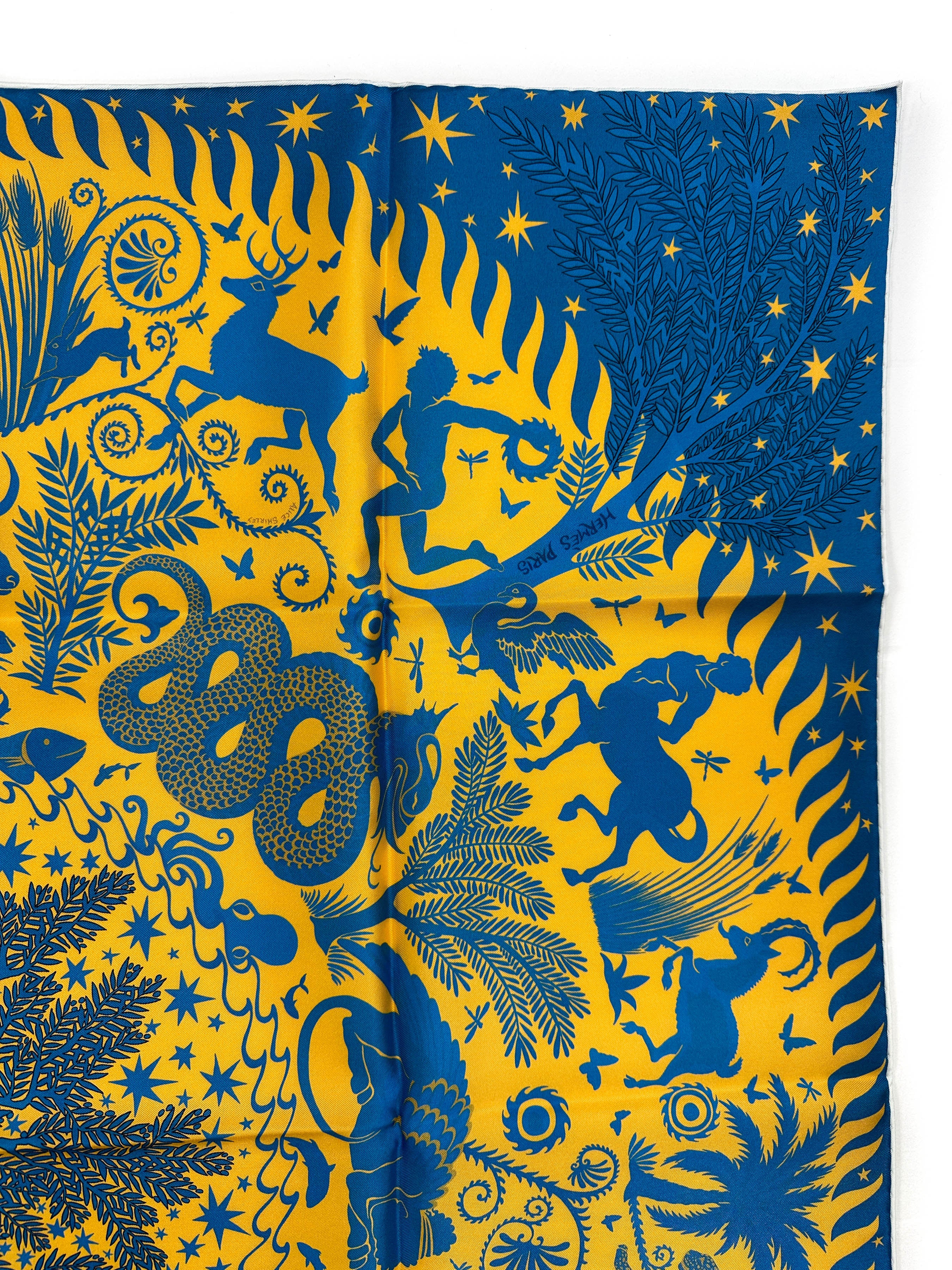 Hermès Sous le Charme d'Orphée Double Face 90