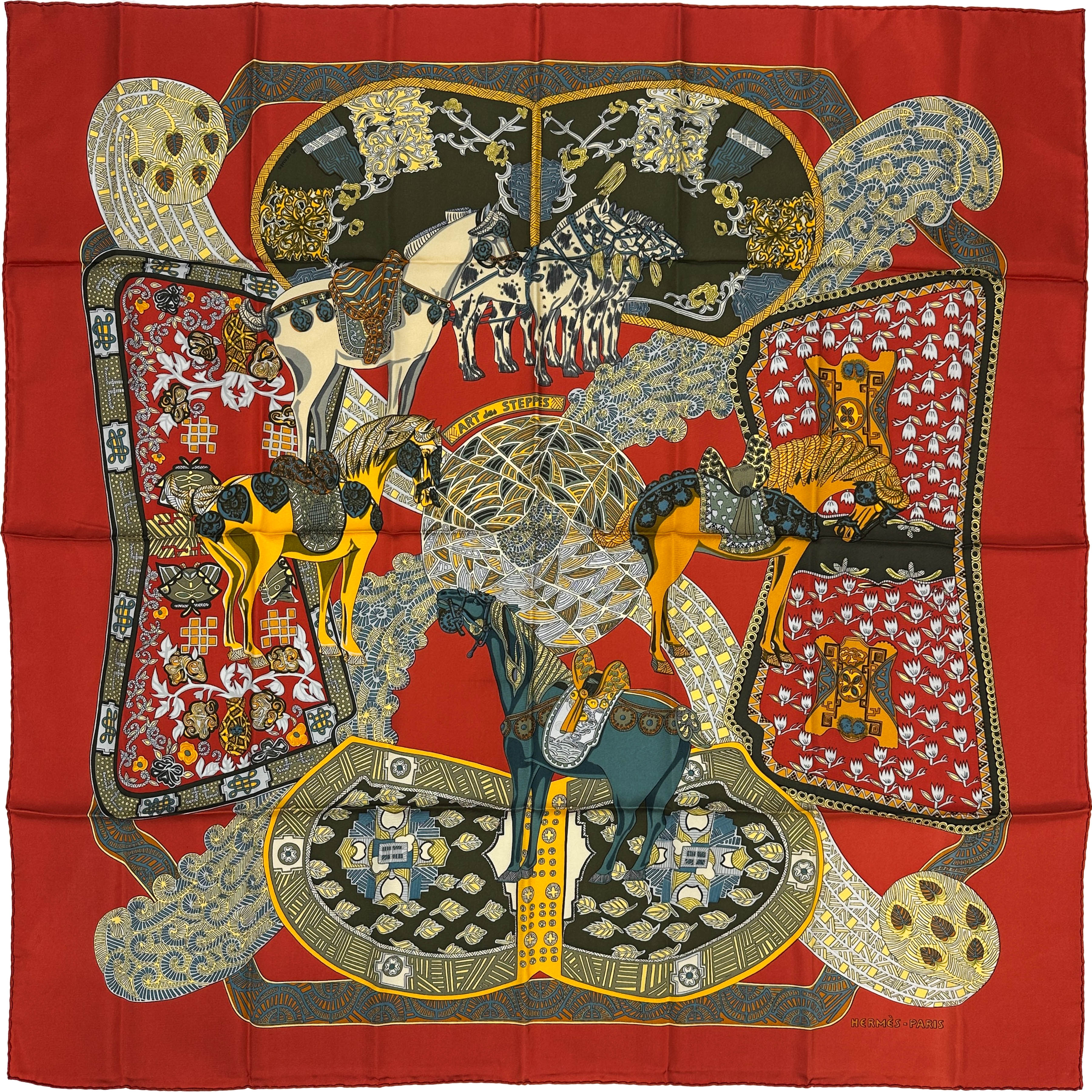 Hermès Art Des Steppes 90