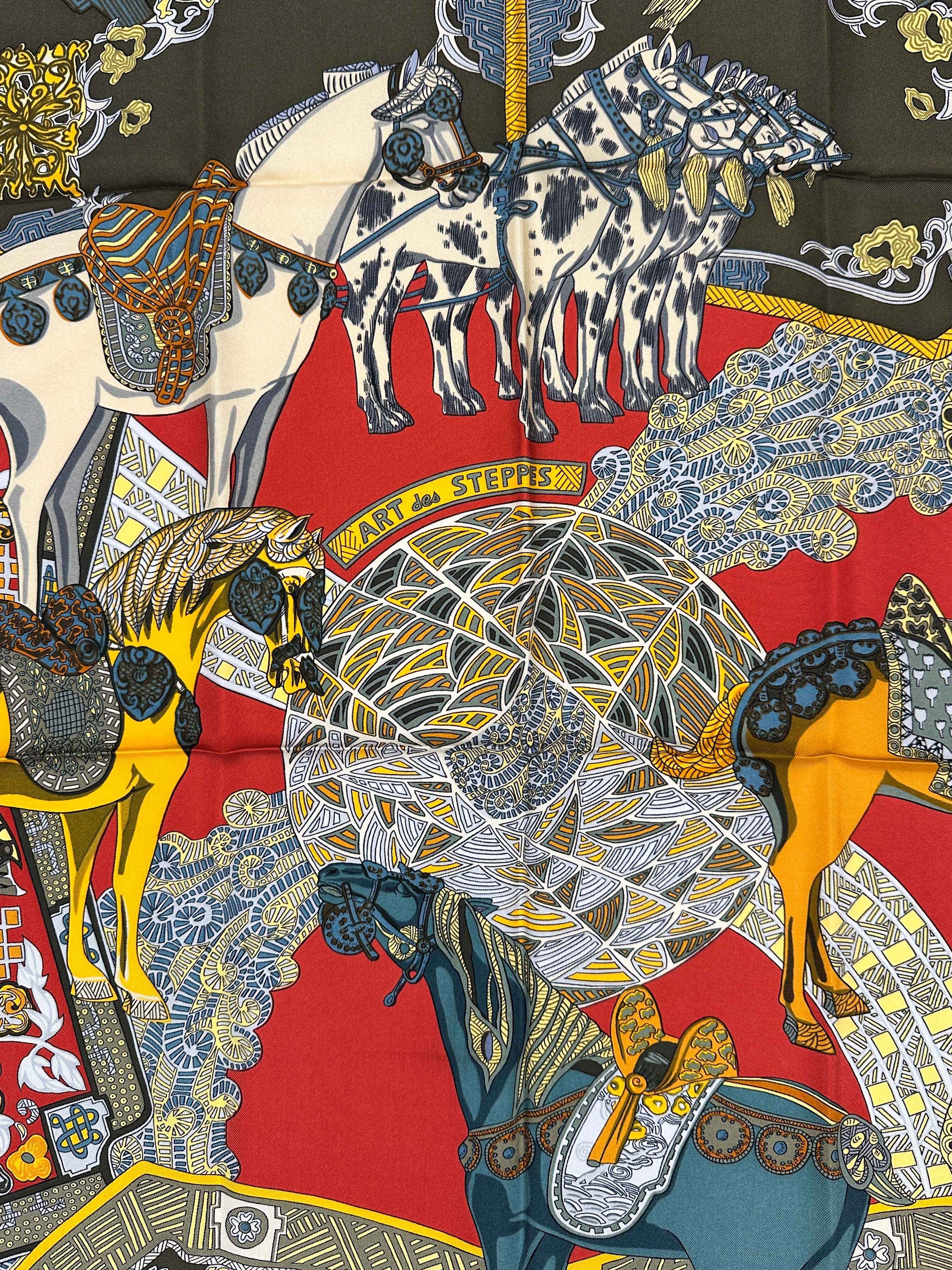 Hermès Art Des Steppes 90