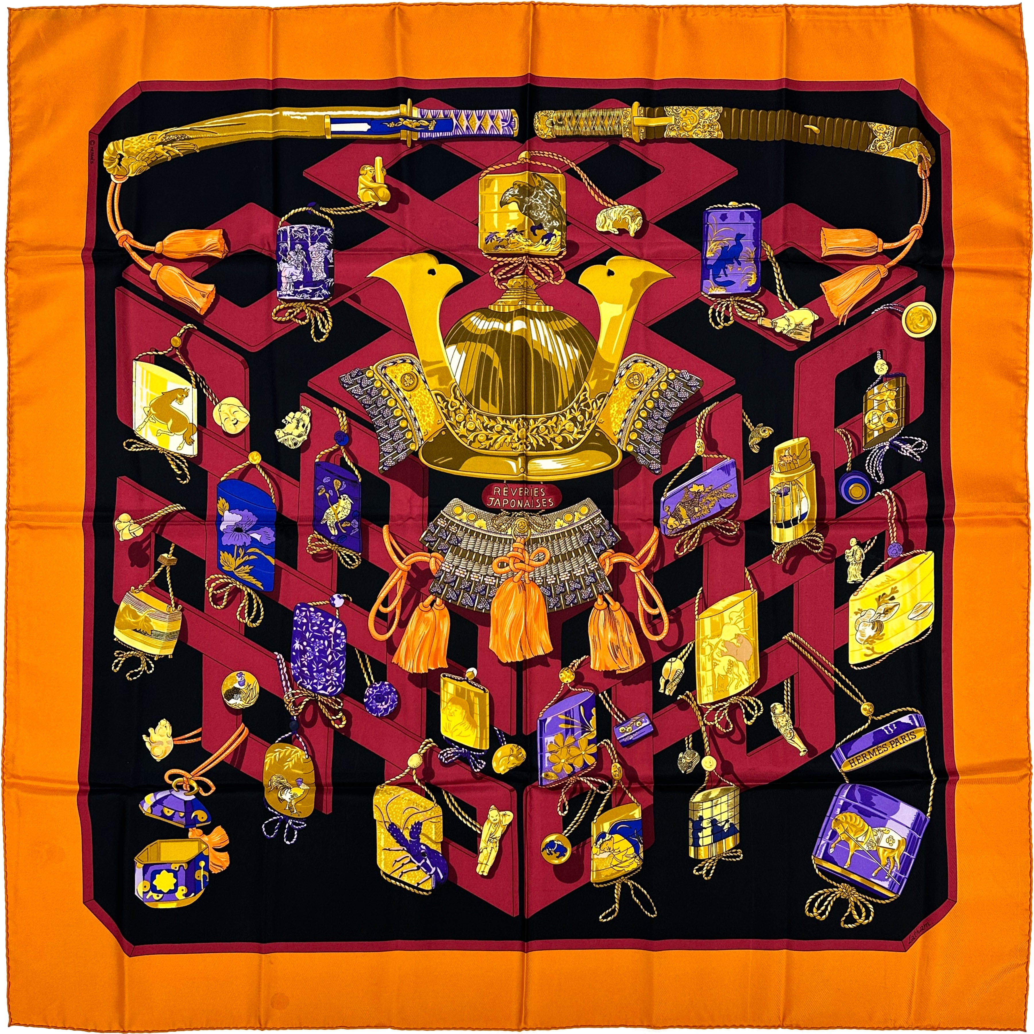 Hermès Rêveries Japonaises 90