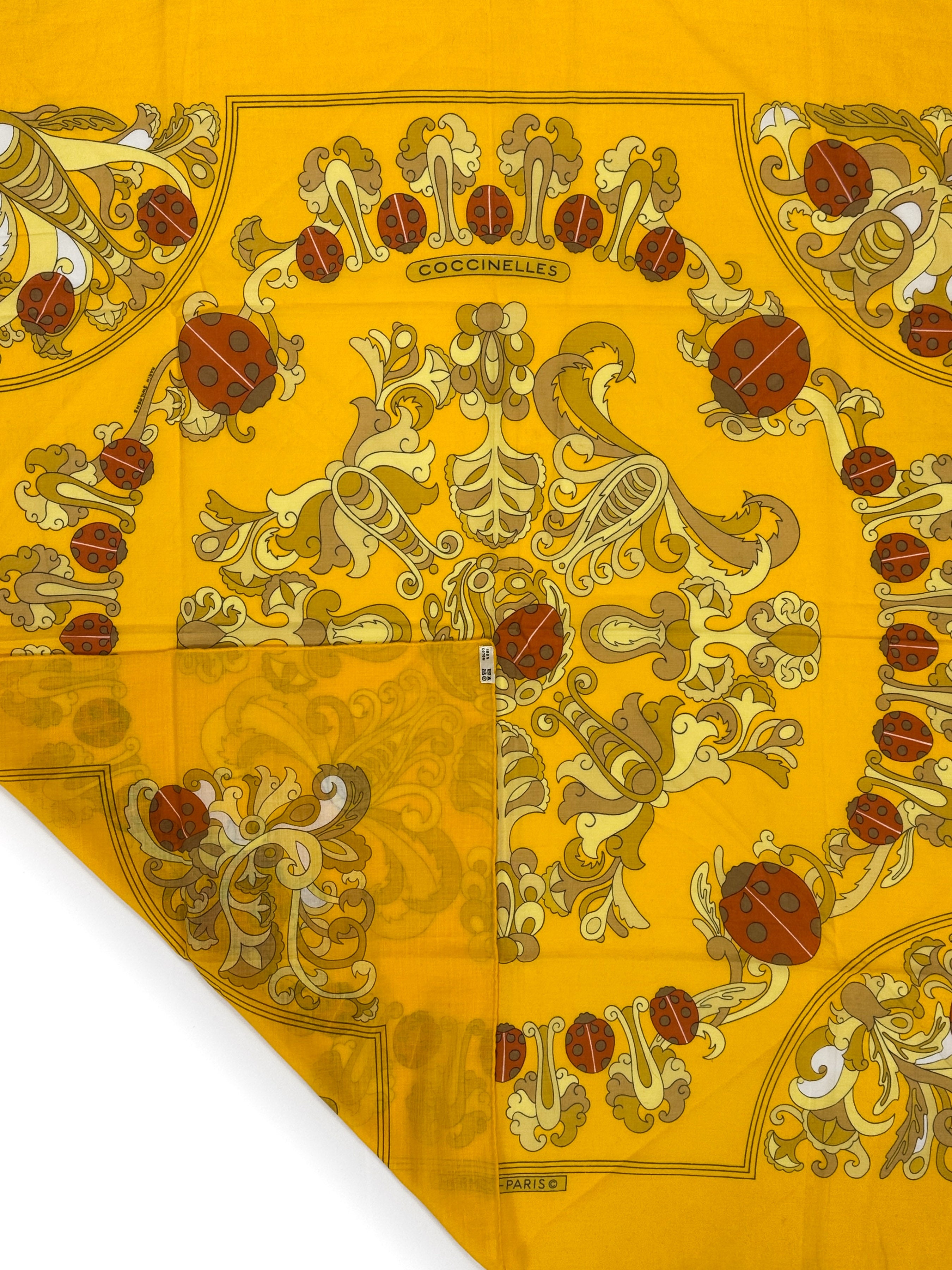 Hermès Les Coccinelles Cotton 90