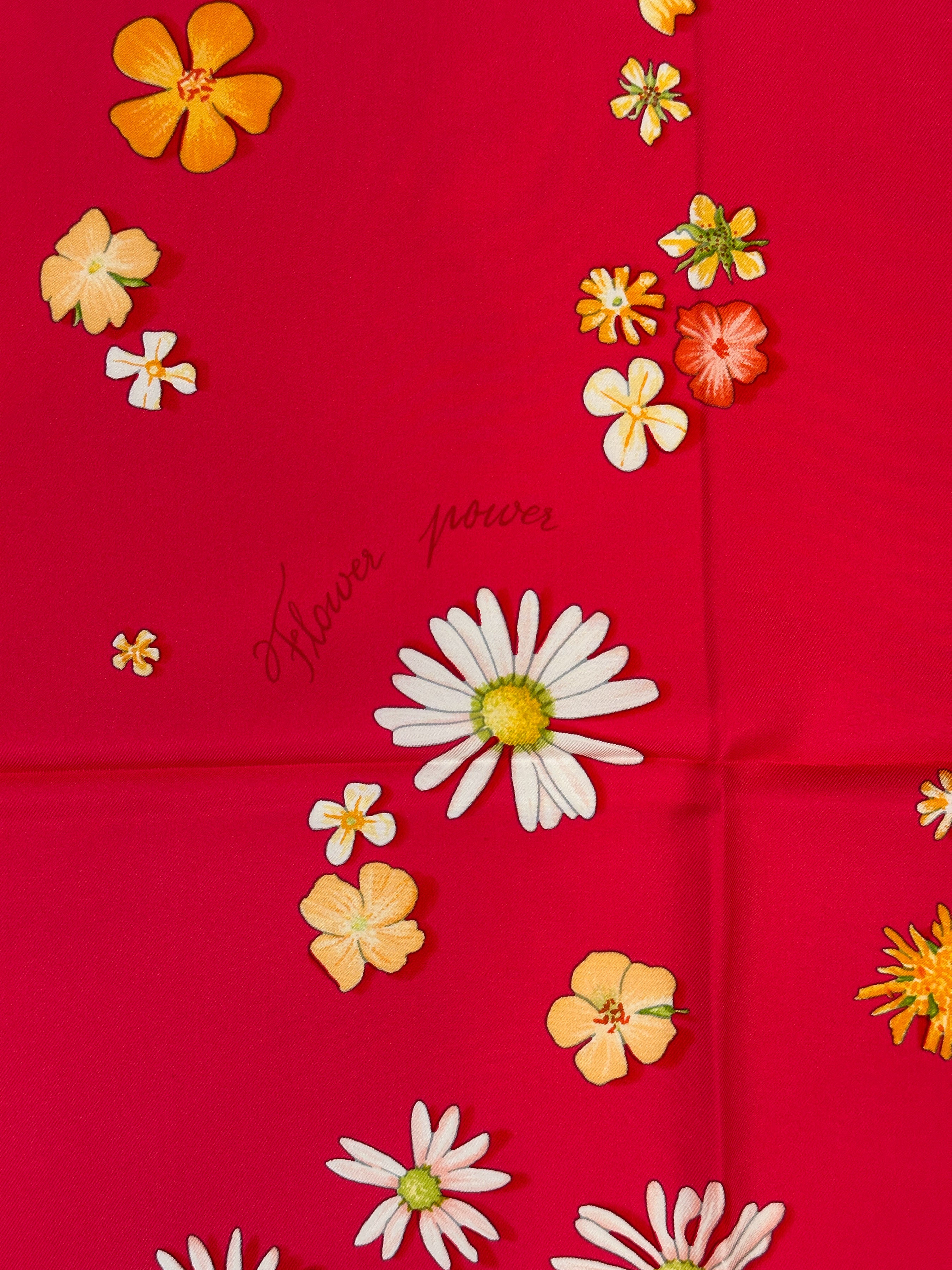 Hermès Flower Power 90