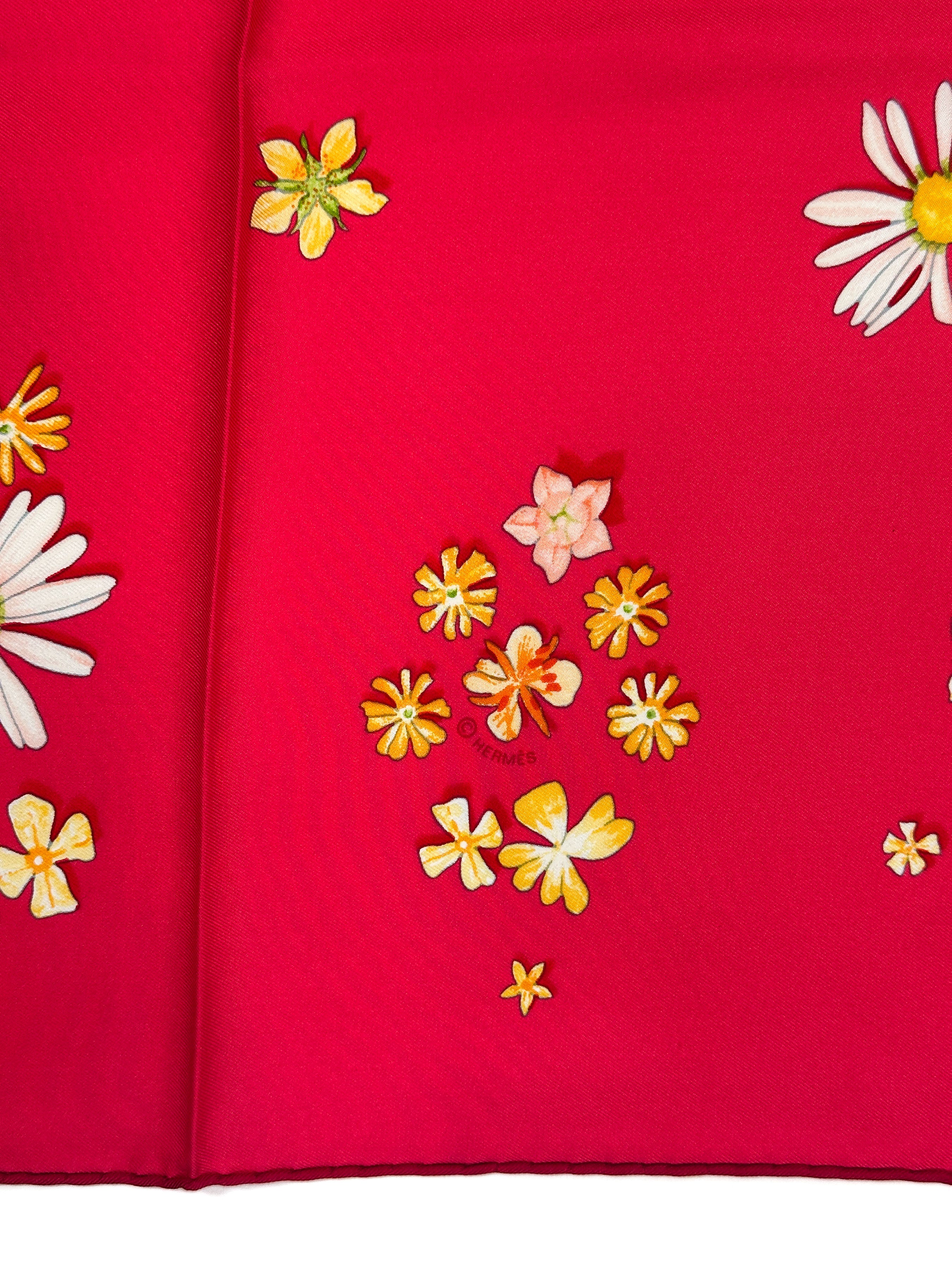 Hermès Flower Power 90