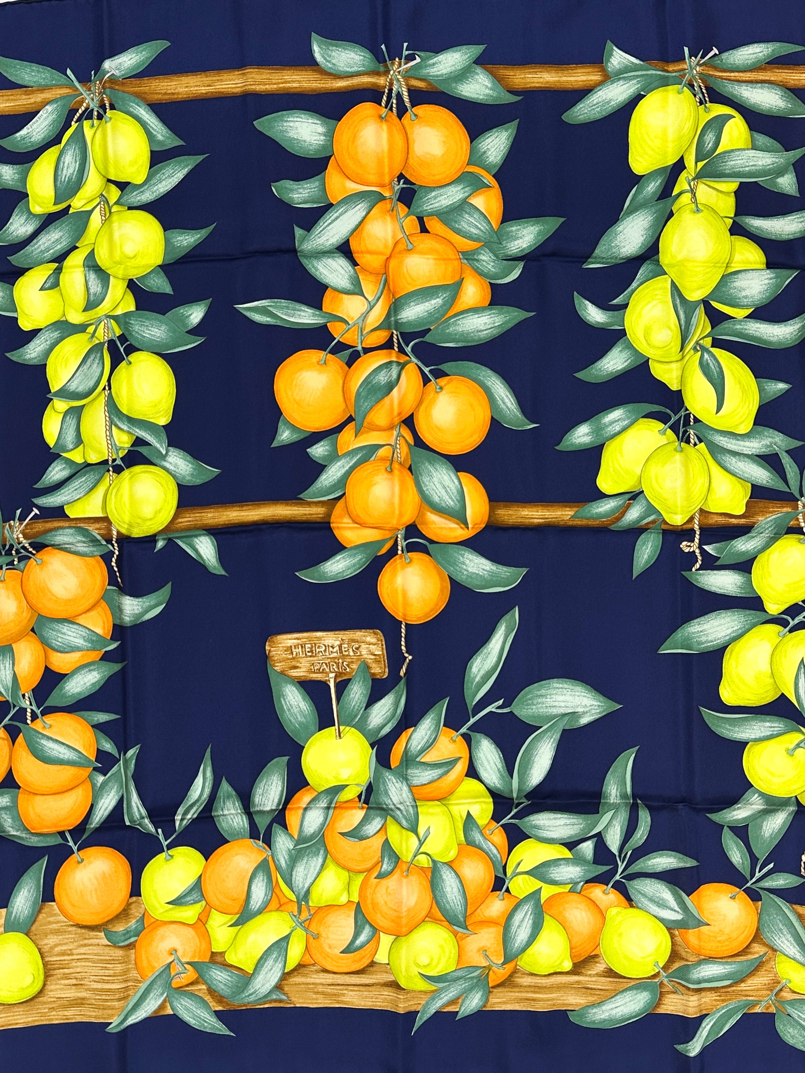 Hermès Oranges et Citrons 90