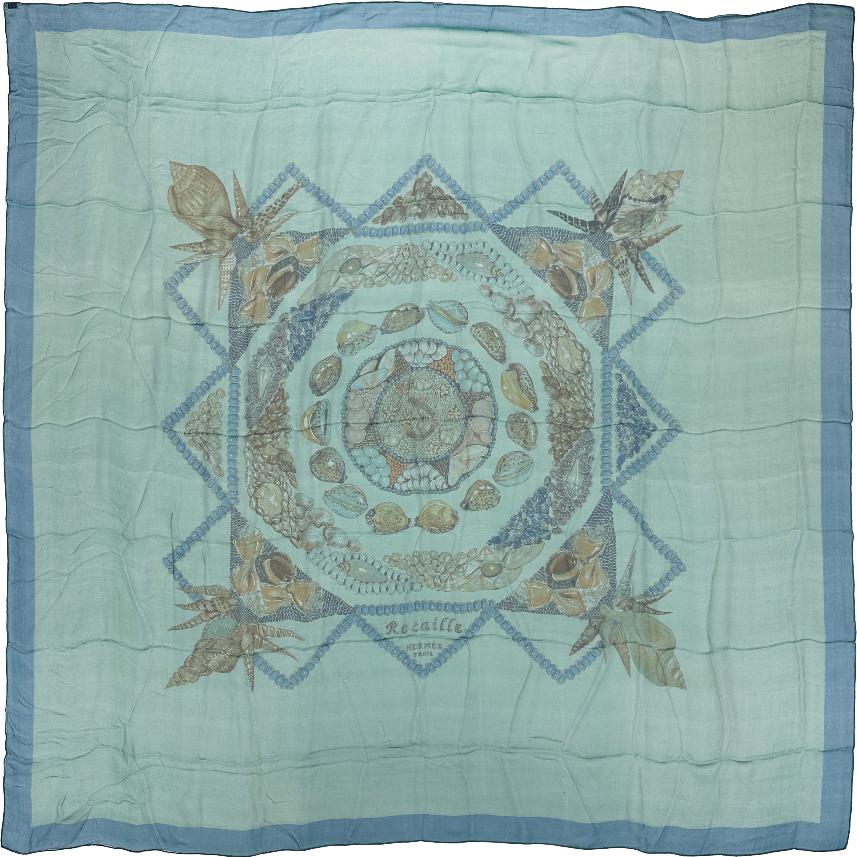 Hermès Rocaille Changeant Mousseline 140