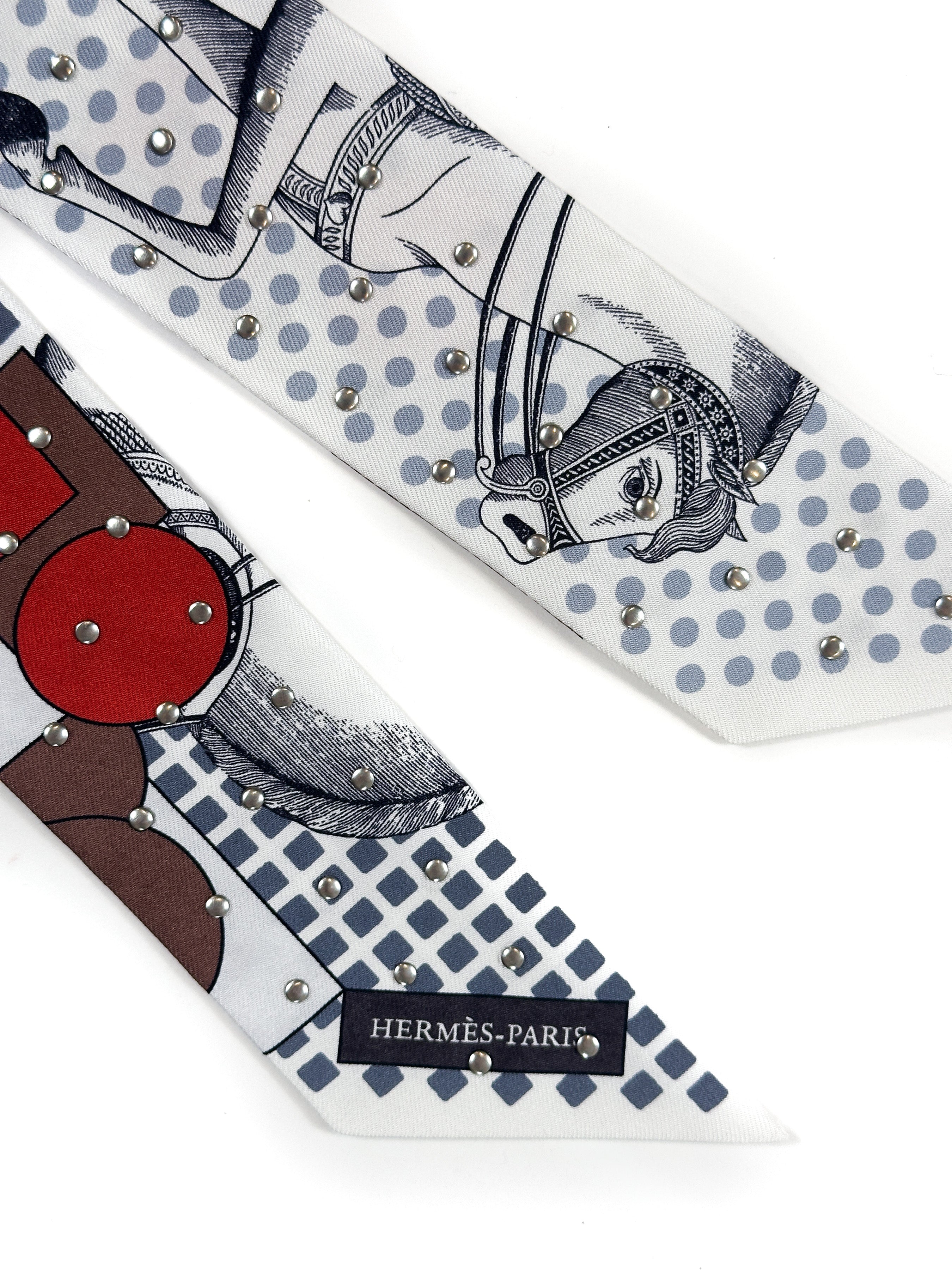 Hermès Cavalier en Formes Studded Twilly