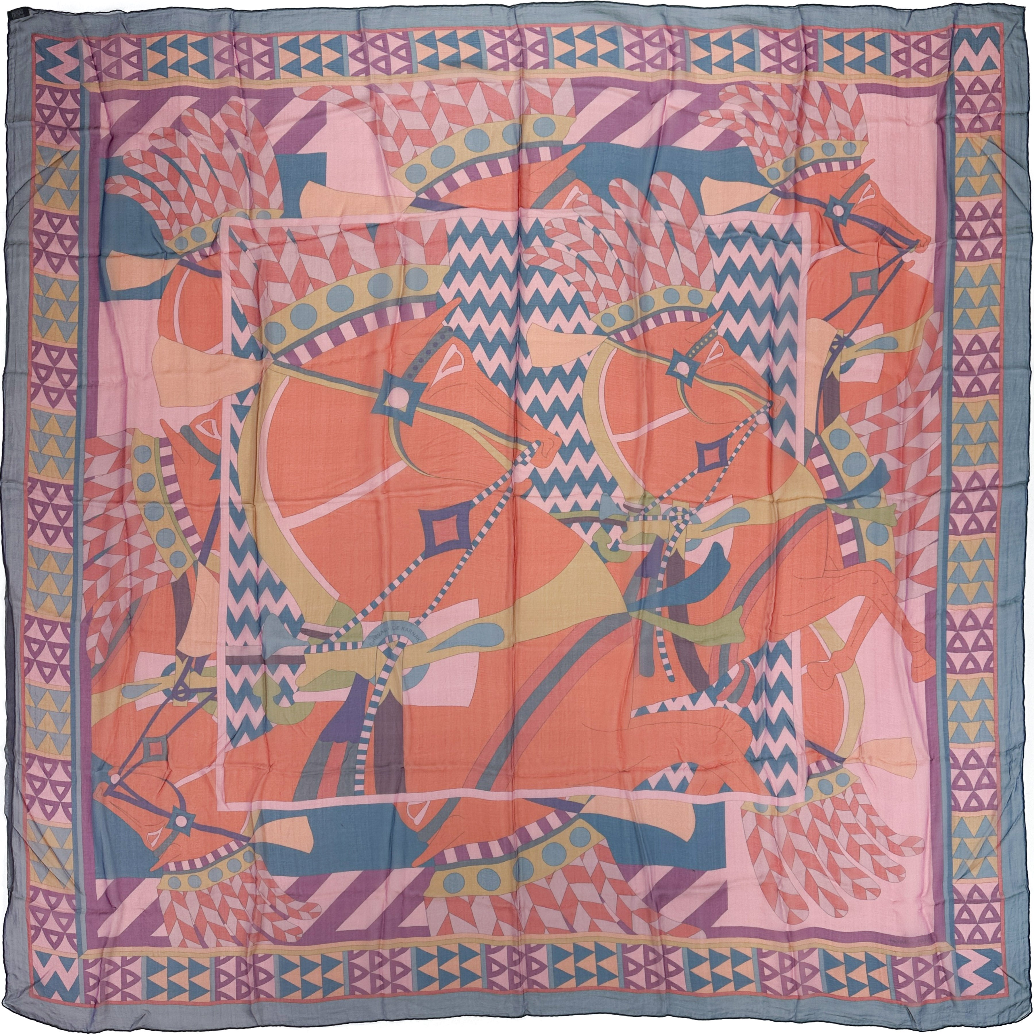 Hermès Chevaux de Karnak Mousseline 140
