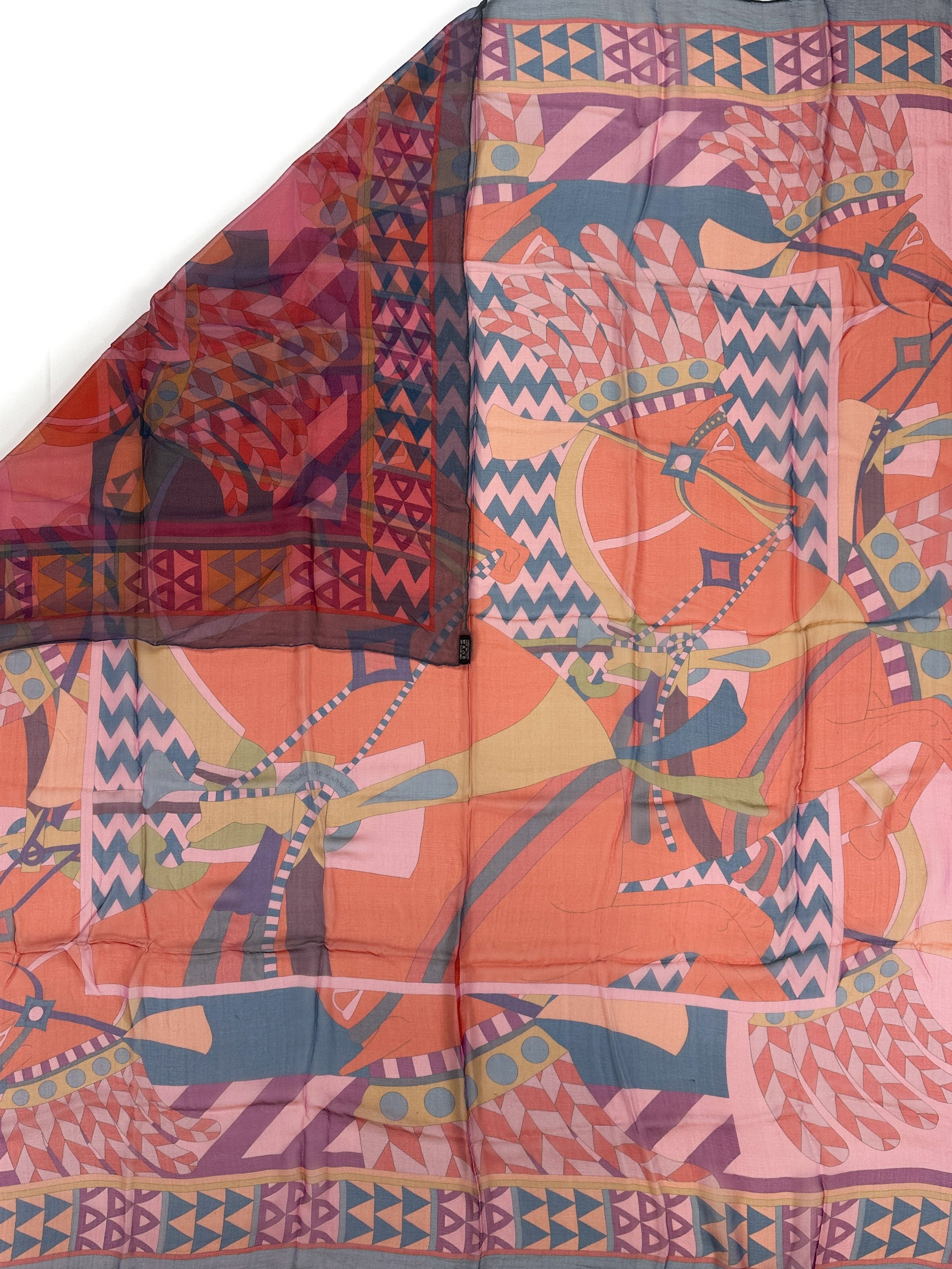 Hermès Chevaux de Karnak Mousseline 140
