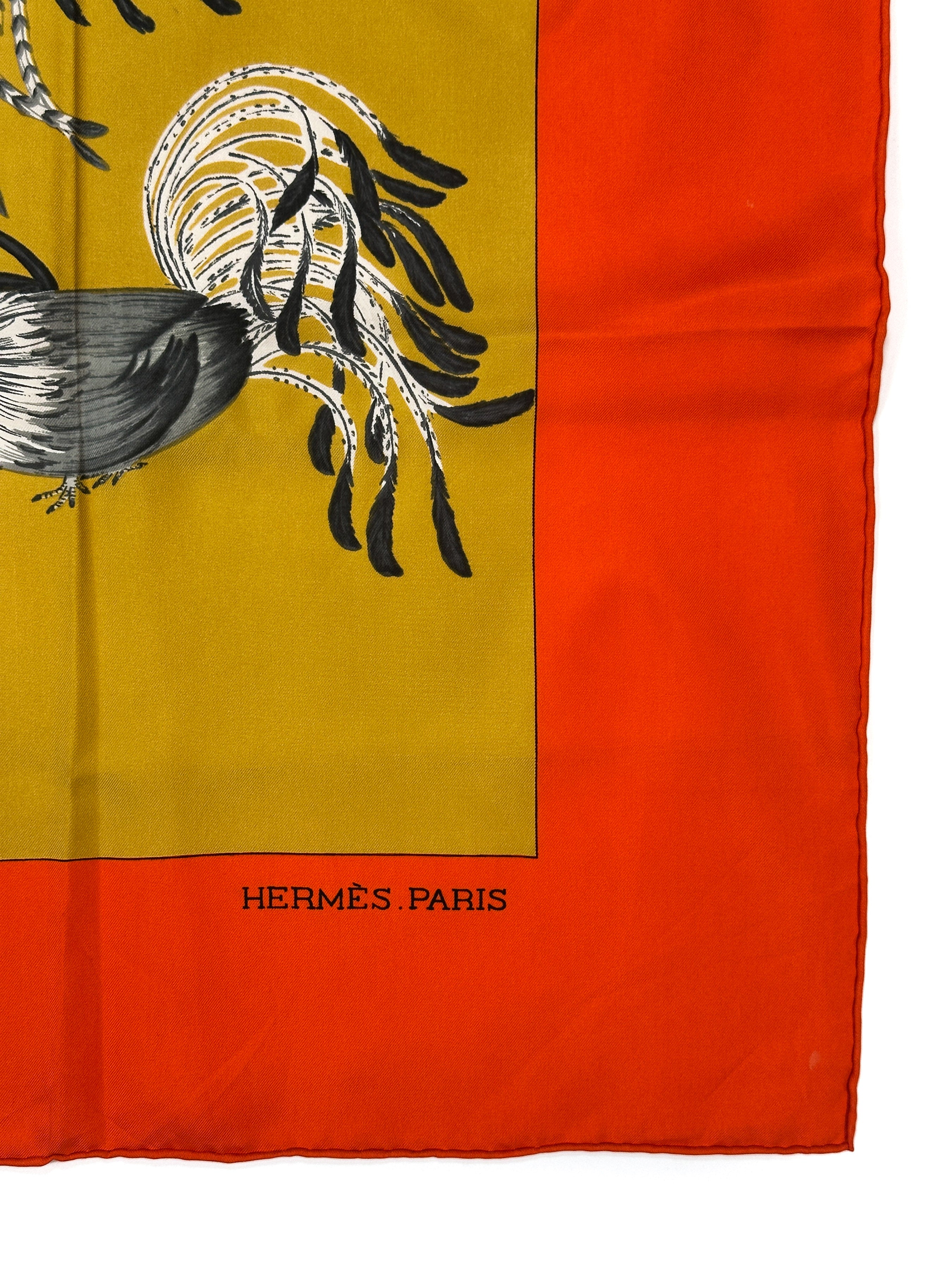 Hermès Les Coqs 90