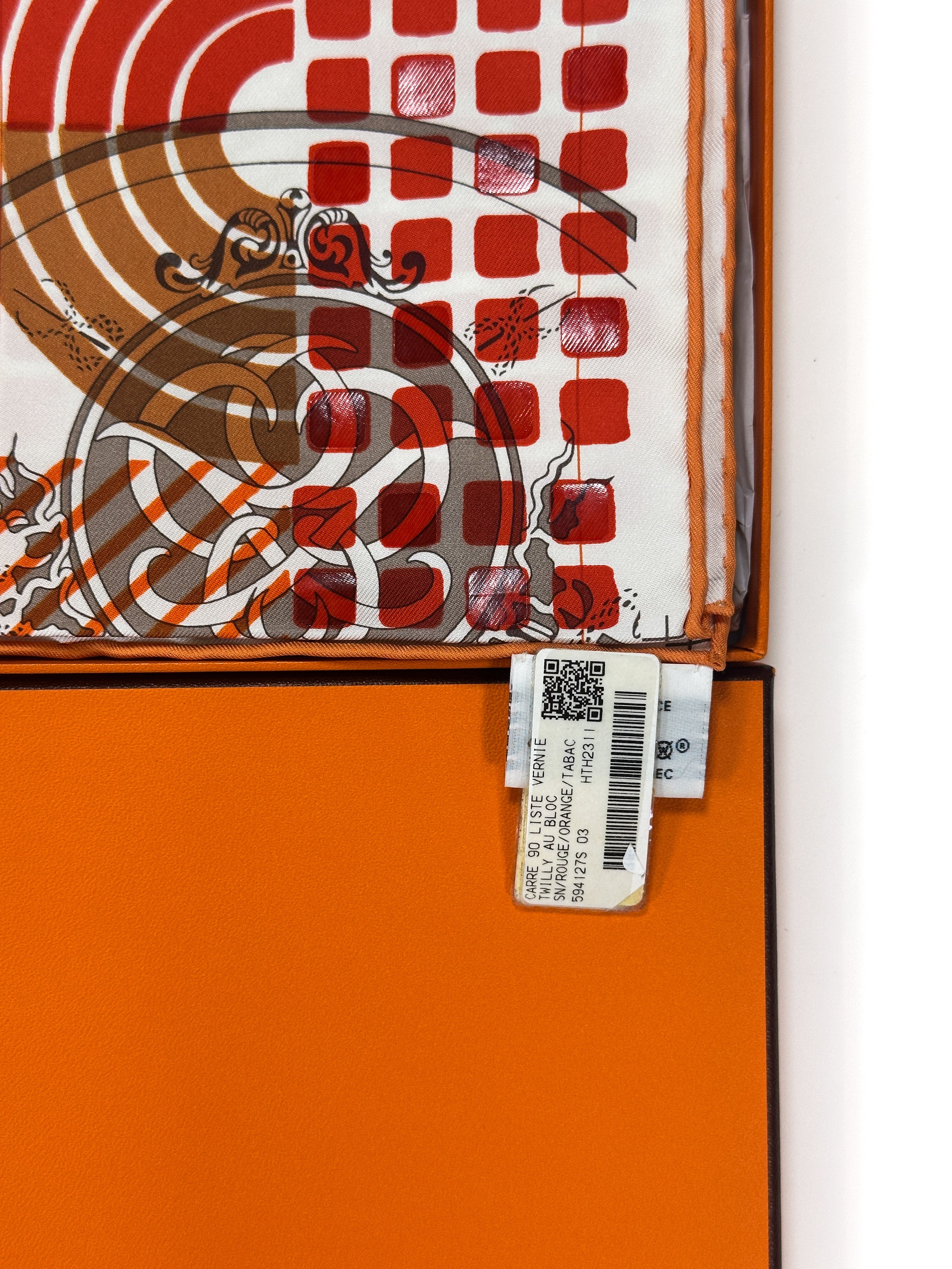 Hermès Twilly au Bloc Liste Vernie 90