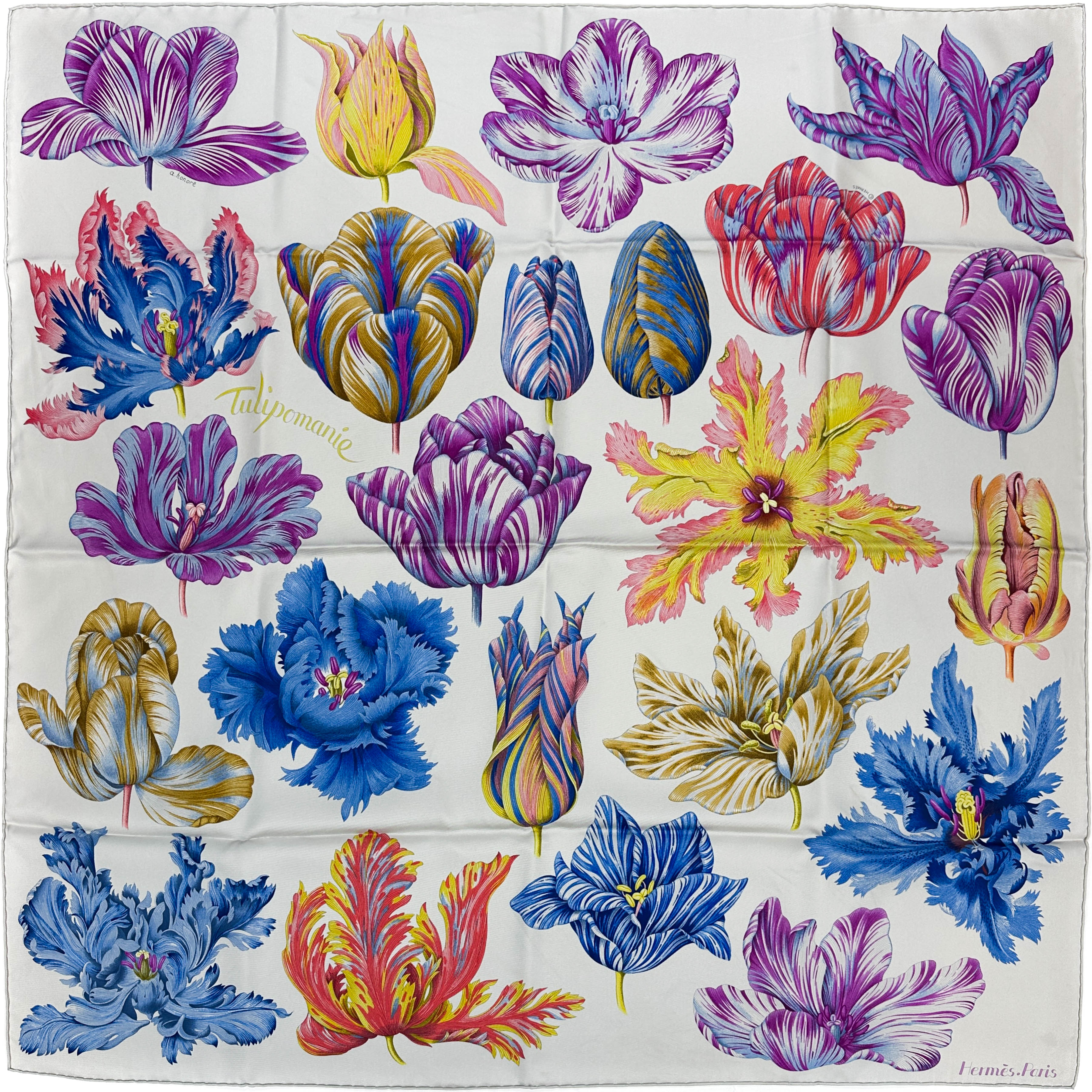 Hermès Tulipomanie 90