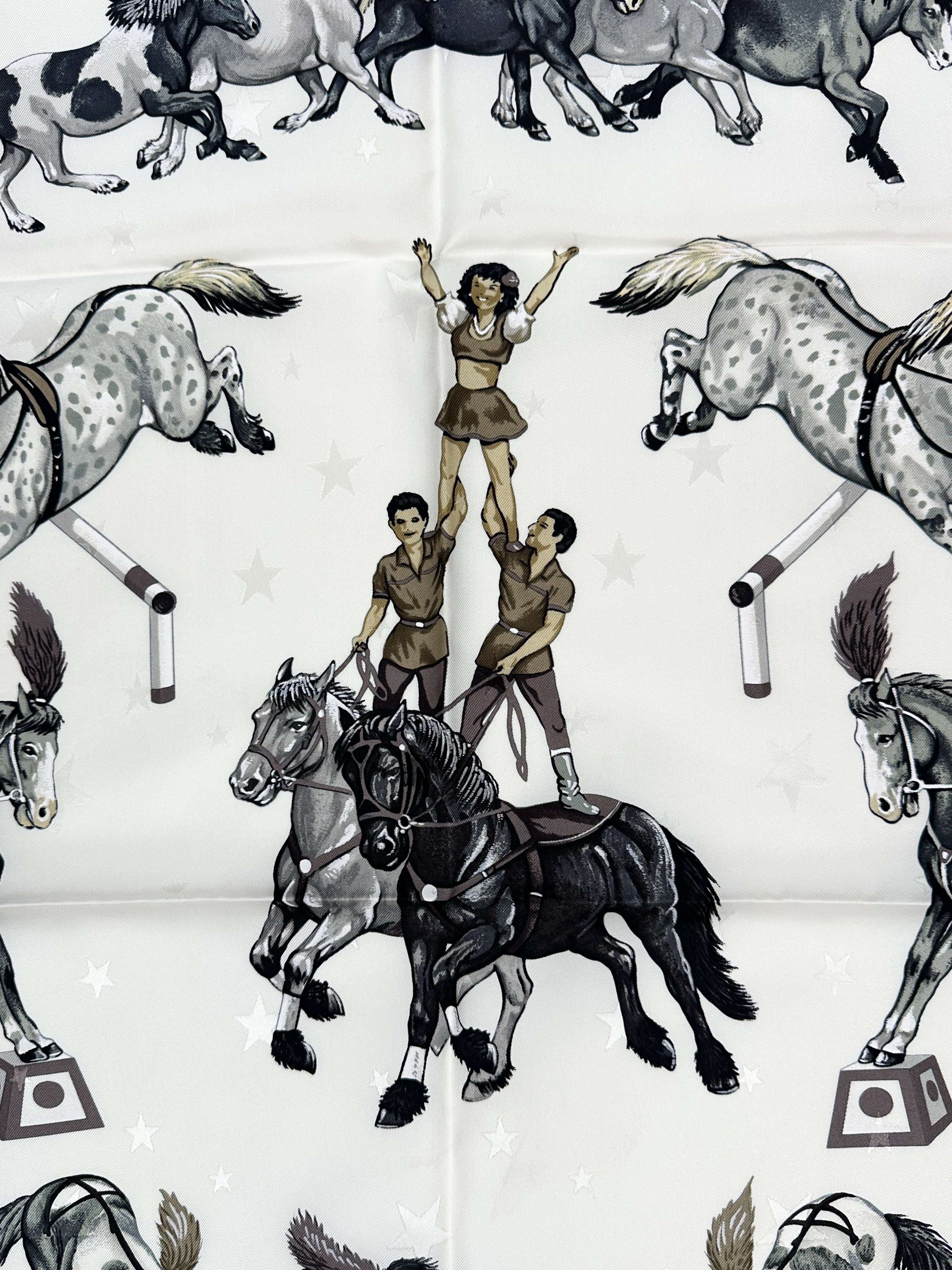 Hermès En Piste Jacquard 90