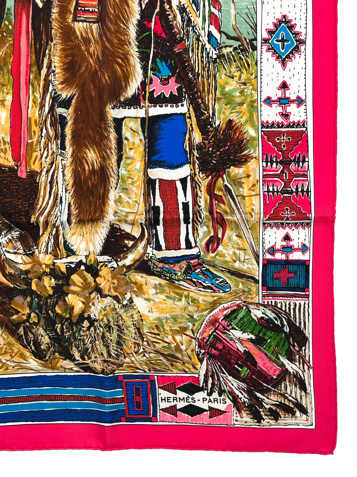 Hermès Les Plumes de L'Ouest (Les Cheyennes) 90