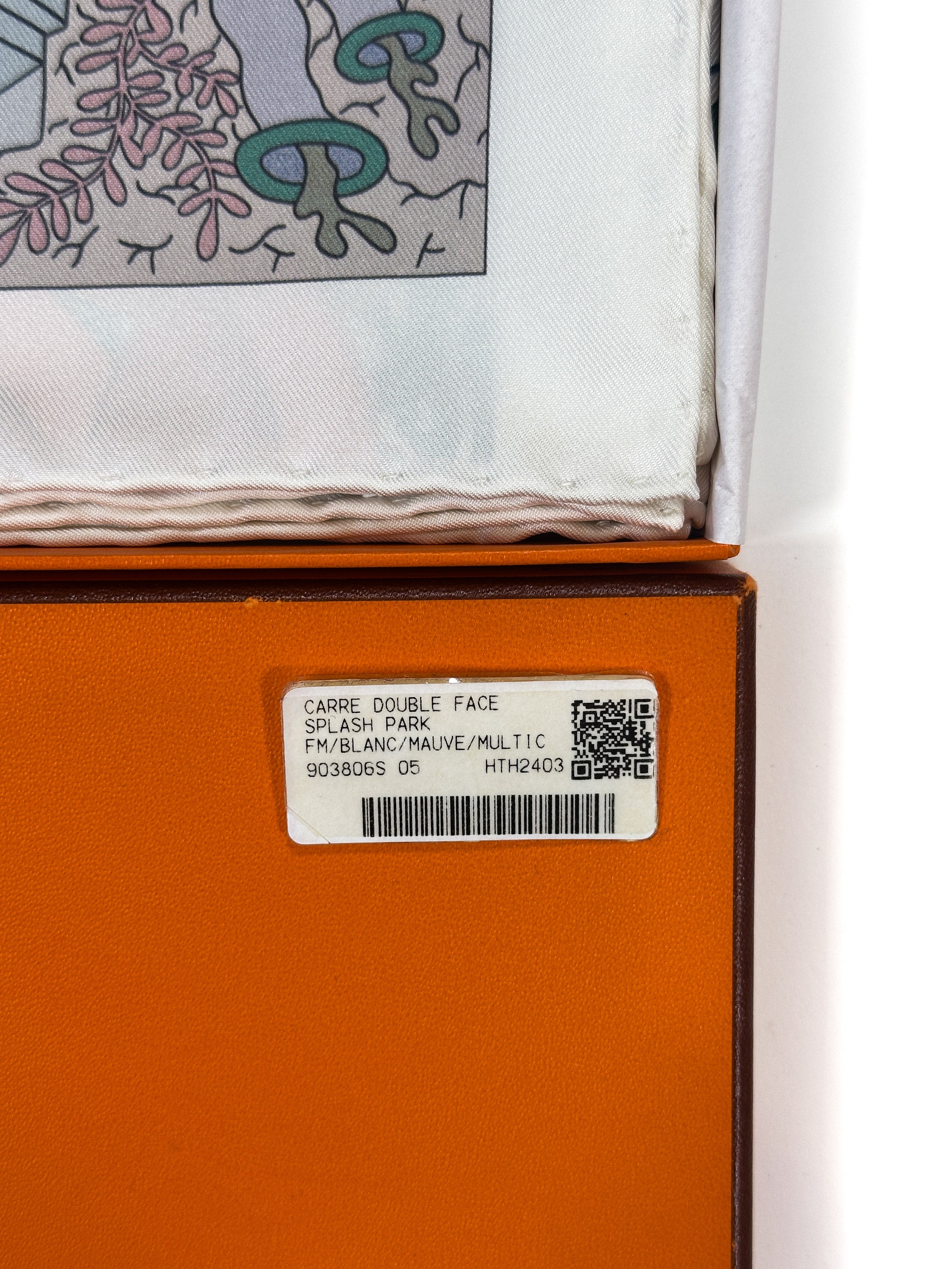Hermès Splash Park Double Face 90