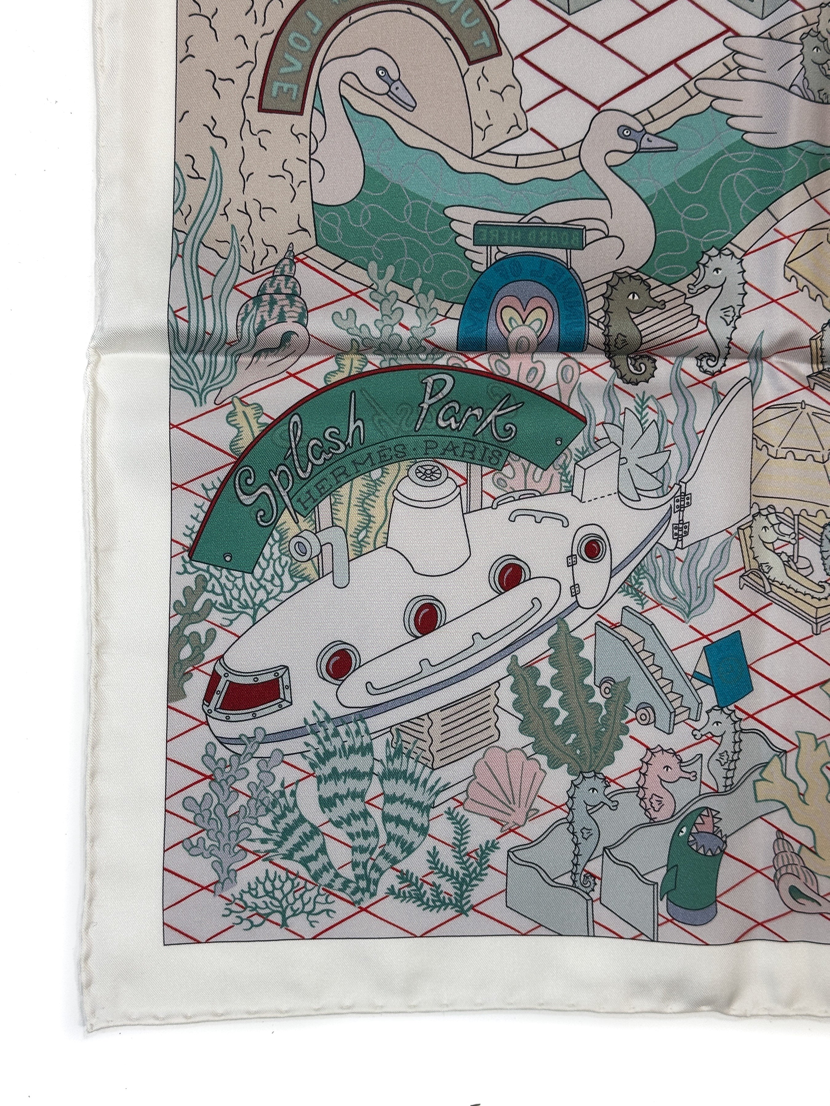 Hermès Splash Park Double Face 90