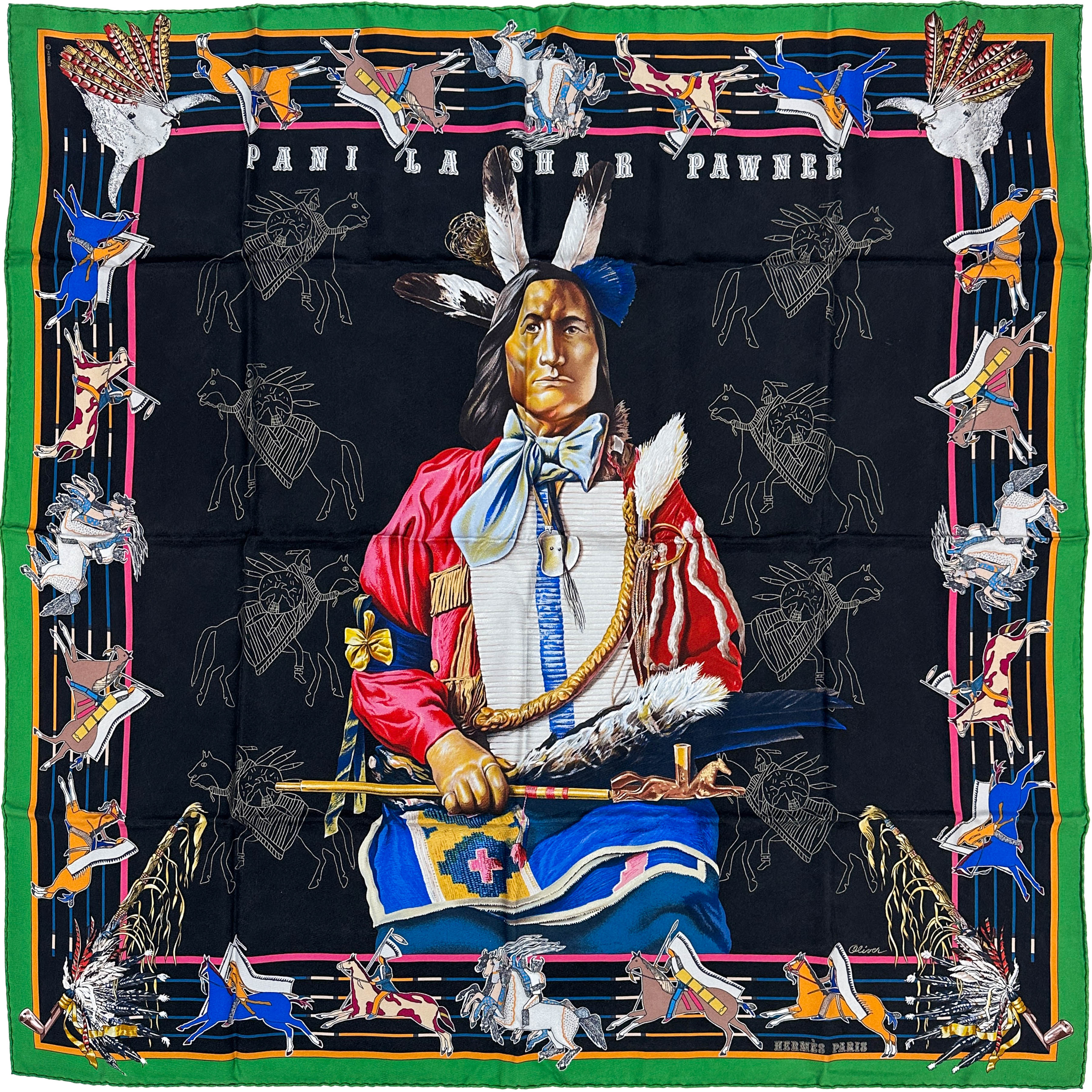 Hermès Pani La Shar Pawnee Wash 90