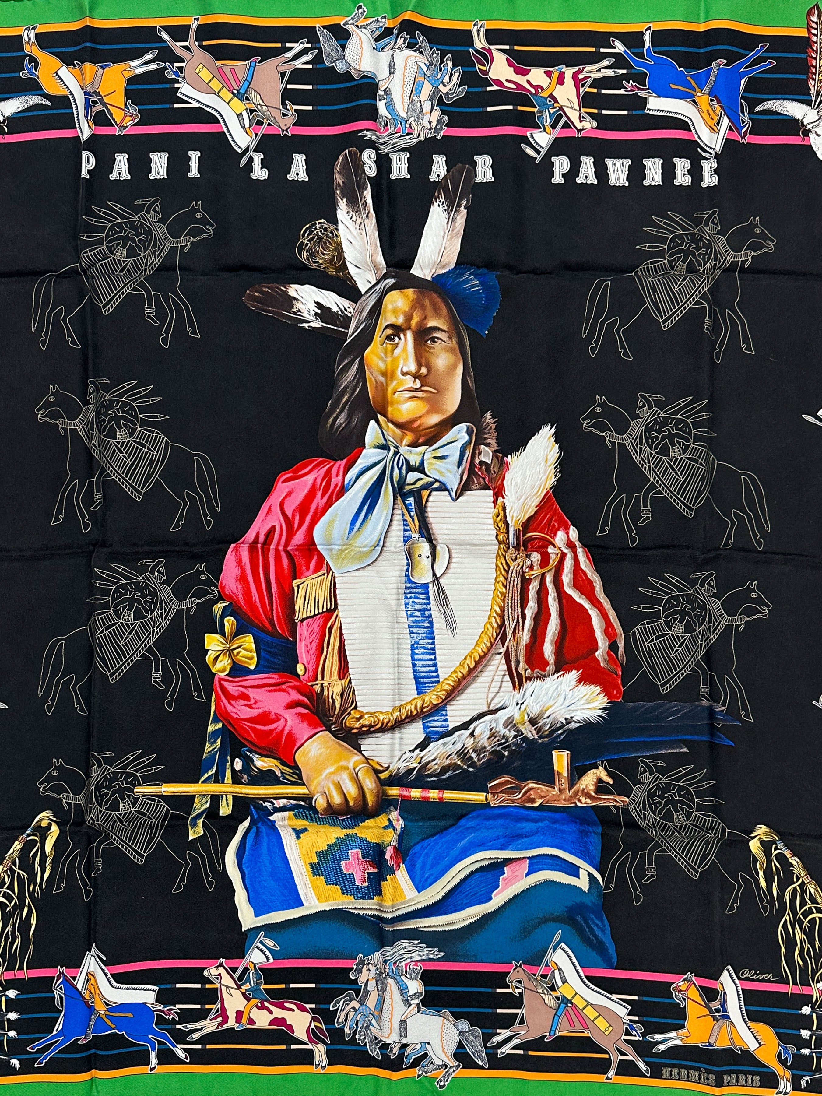 Hermès Pani La Shar Pawnee Wash 90