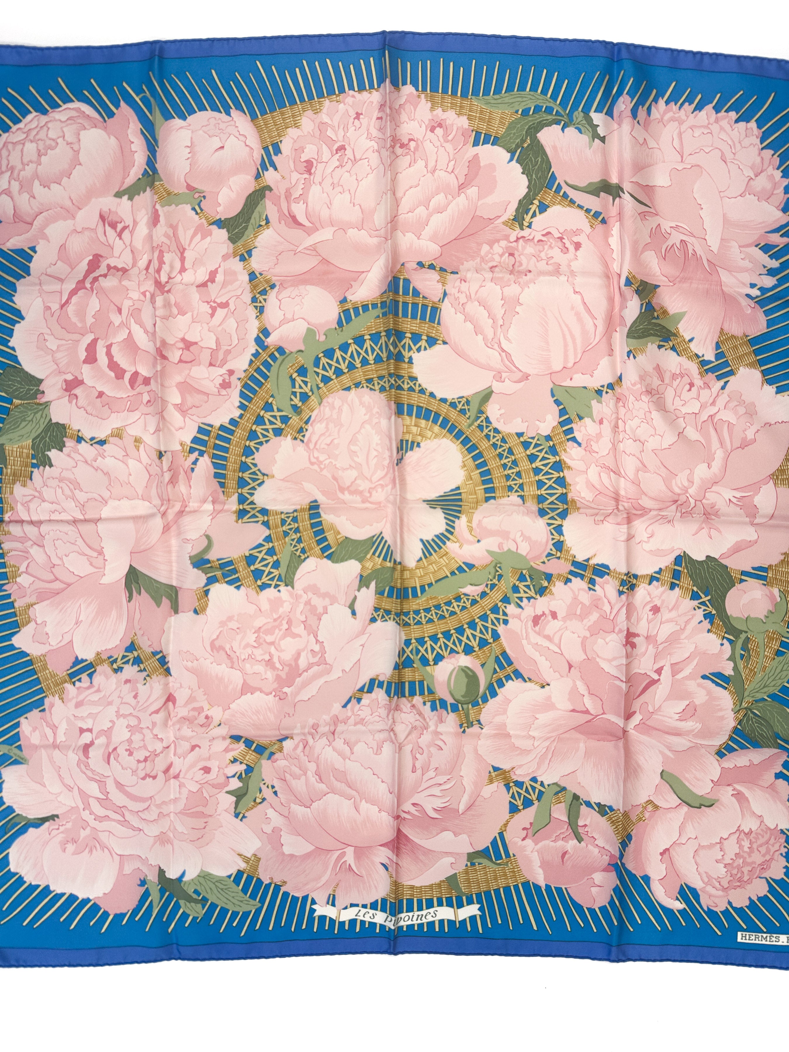 Hermès Les Pivoines 90