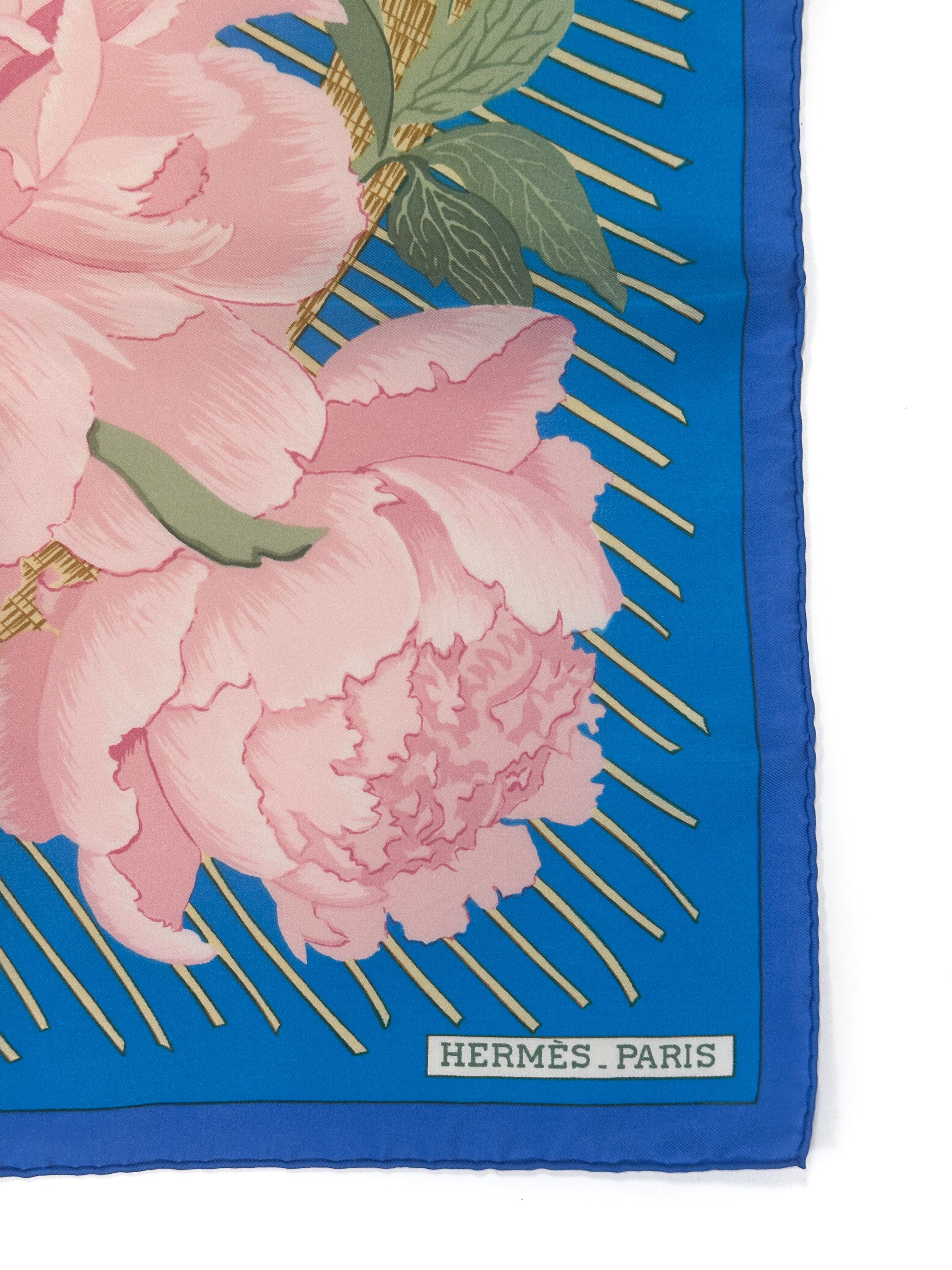 Hermès Les Pivoines 90