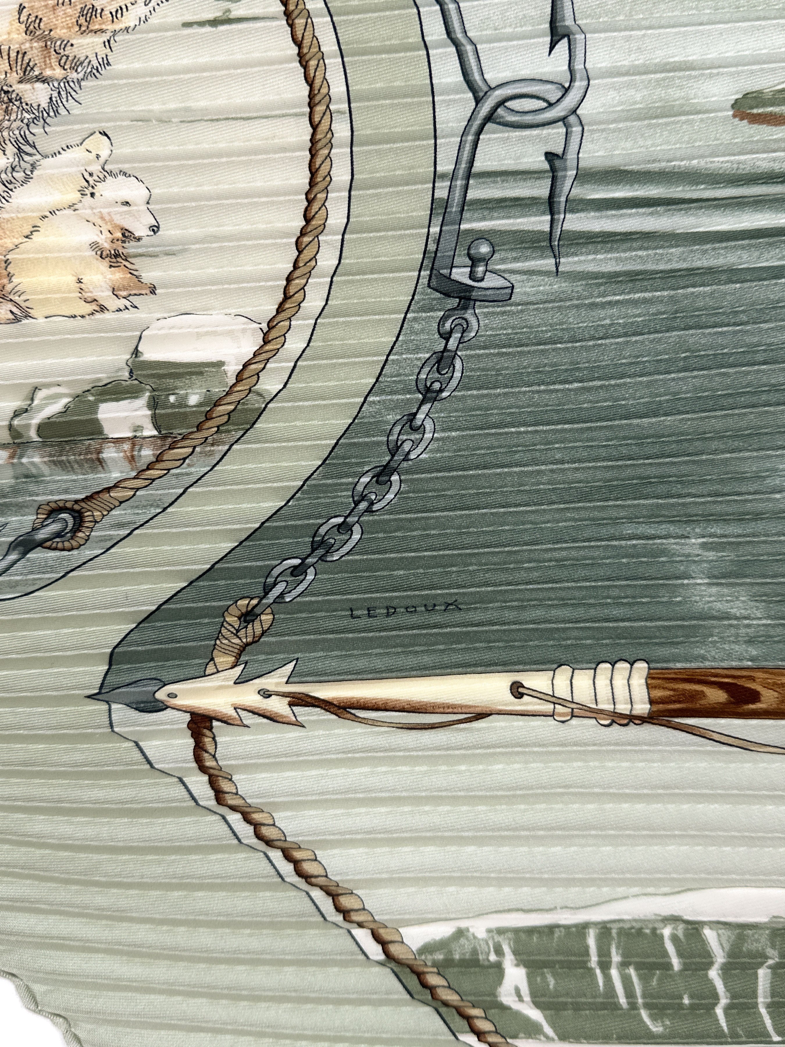 Hermès Groenland Plissé 90