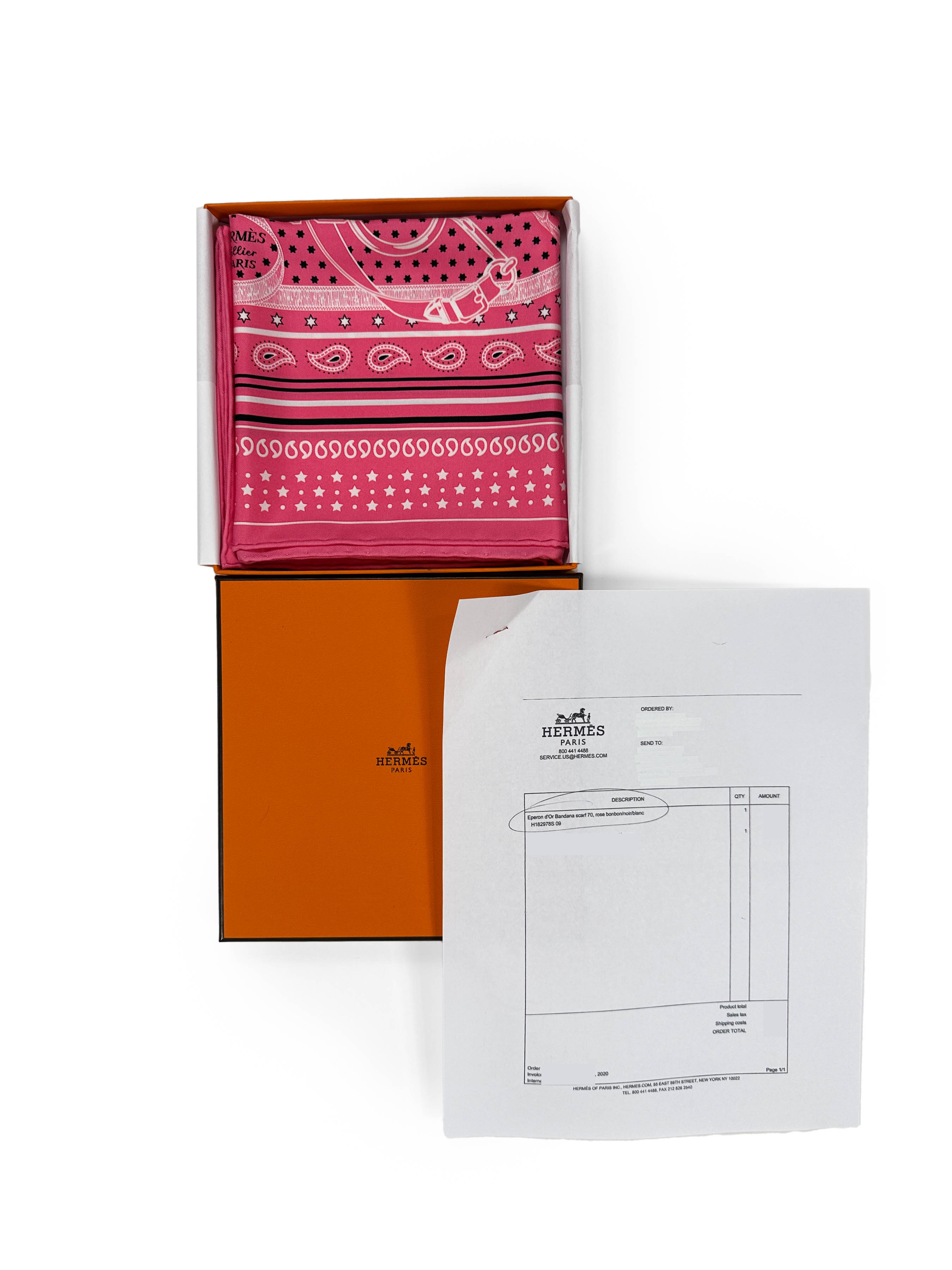 Hermès Eperon d'Or Bandana 70