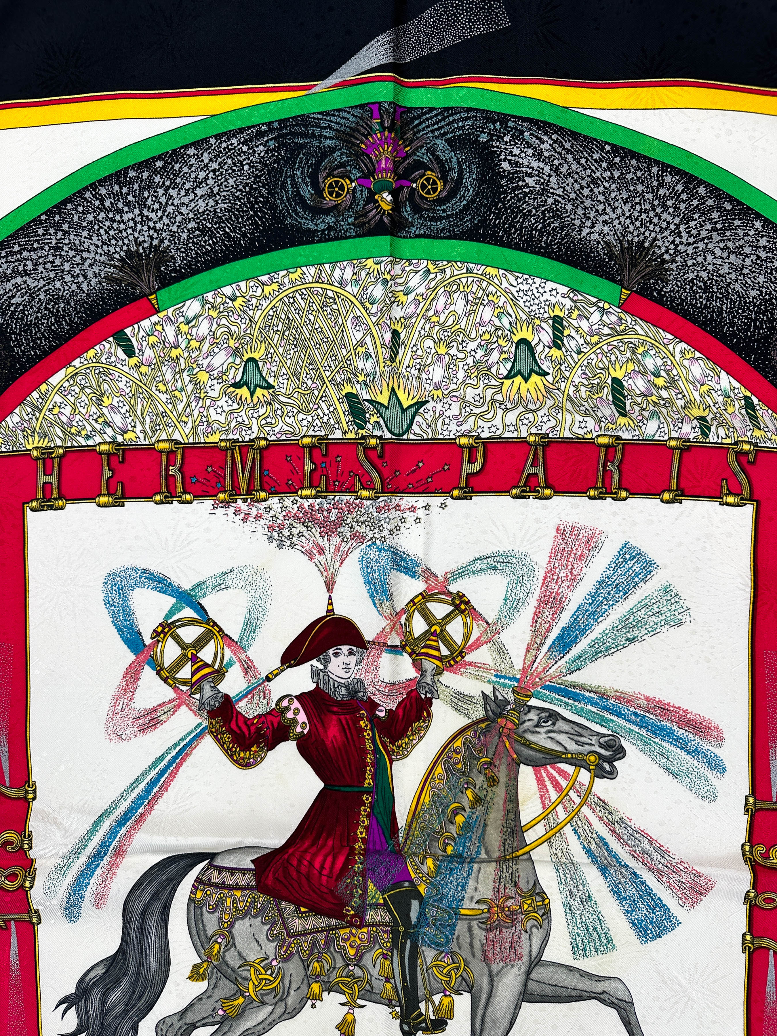Hermès Feux d'Artifice Jacquard 90