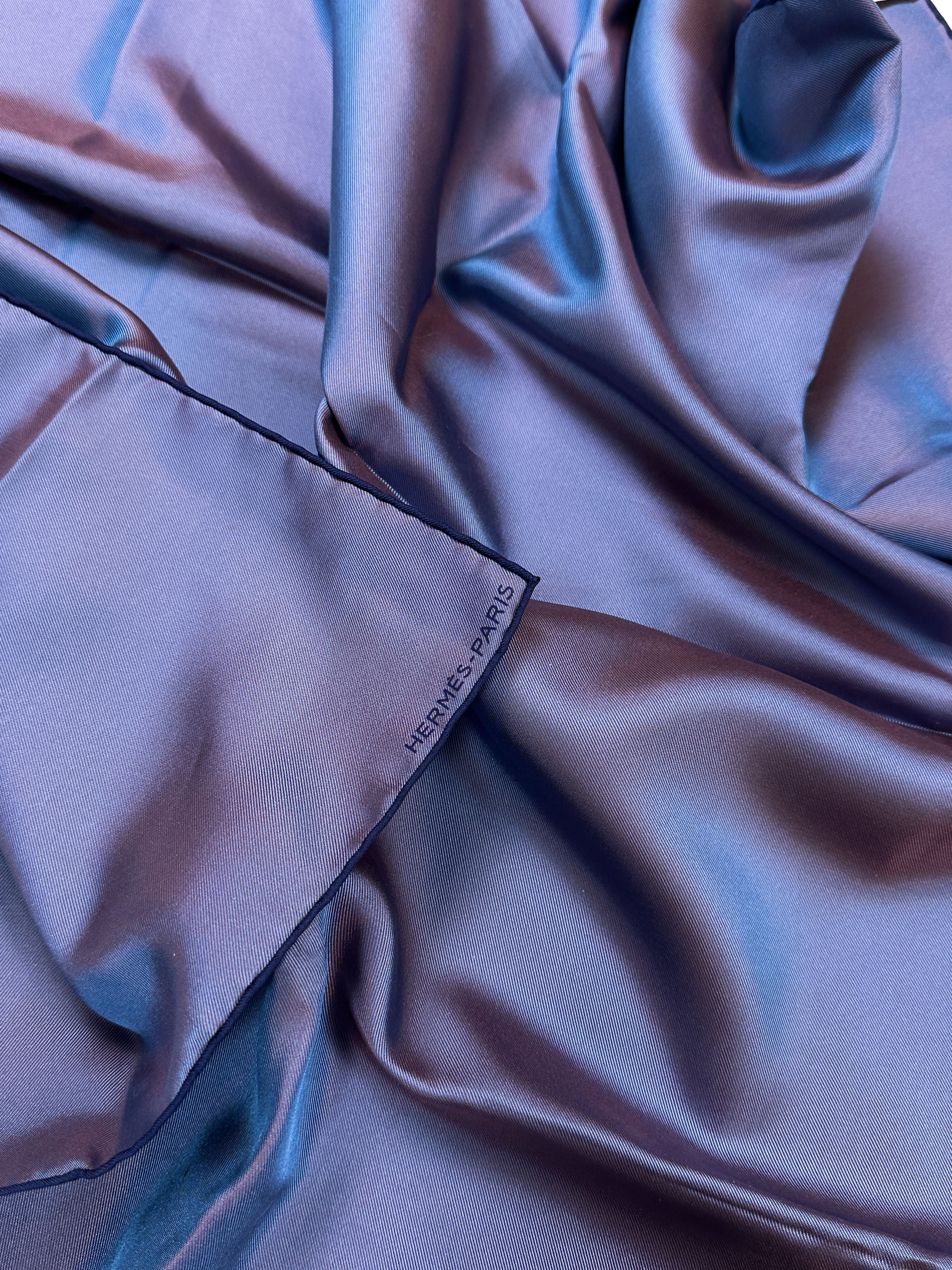 Hermès Changeant Blue Purple 60
