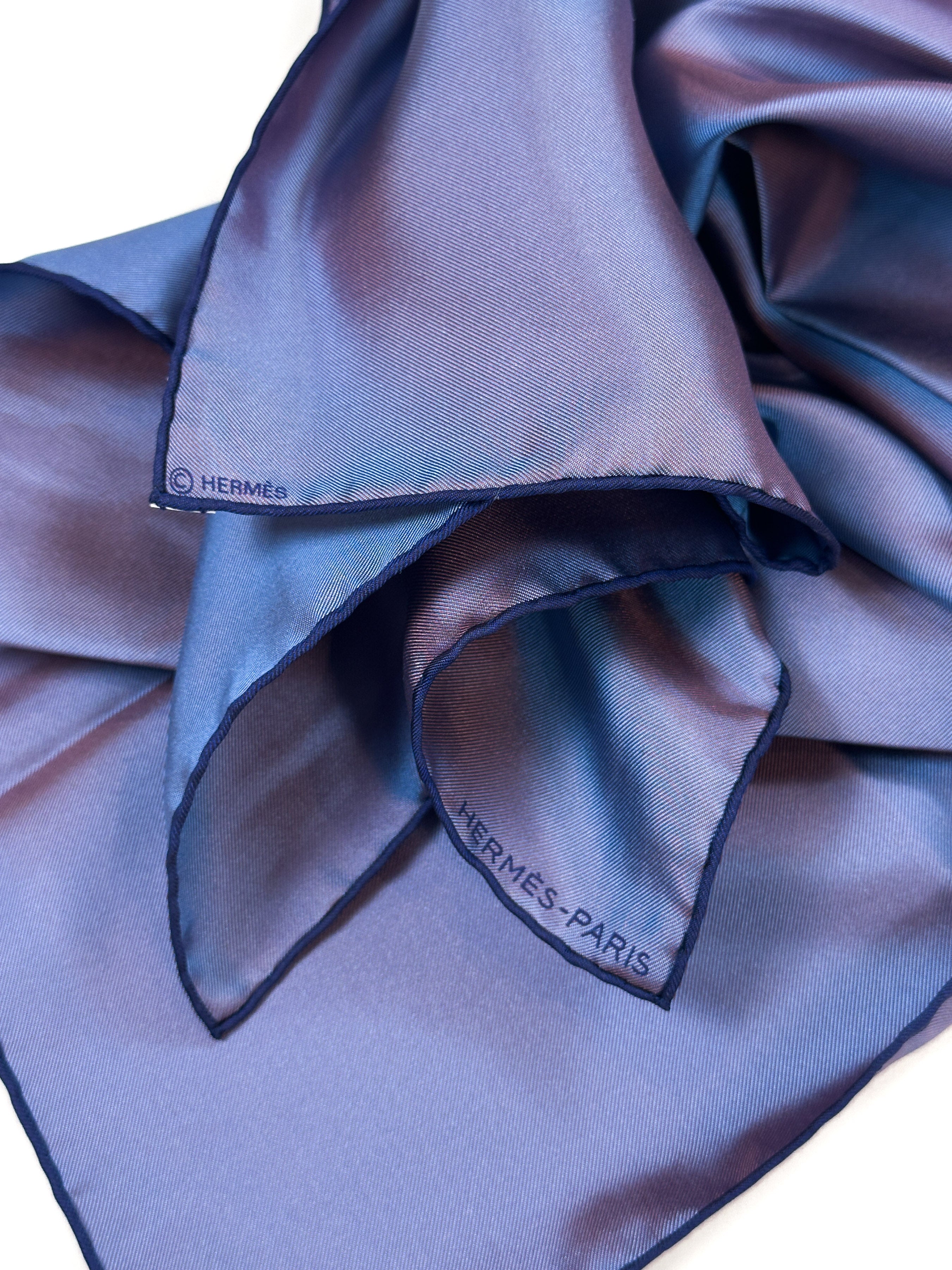 Hermès Changeant Blue Purple 60