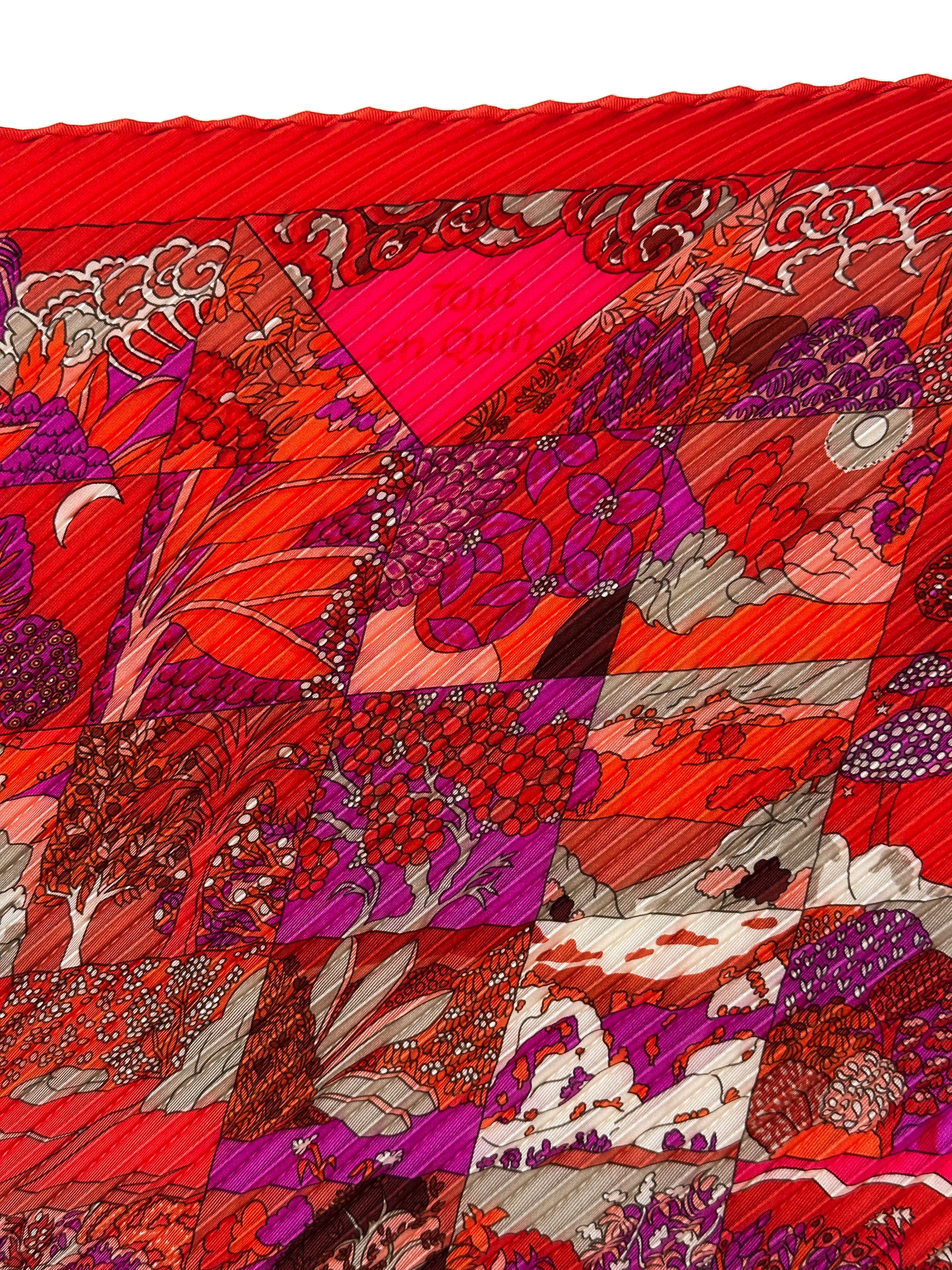 Hermès Tout en Quilt Plissé 90