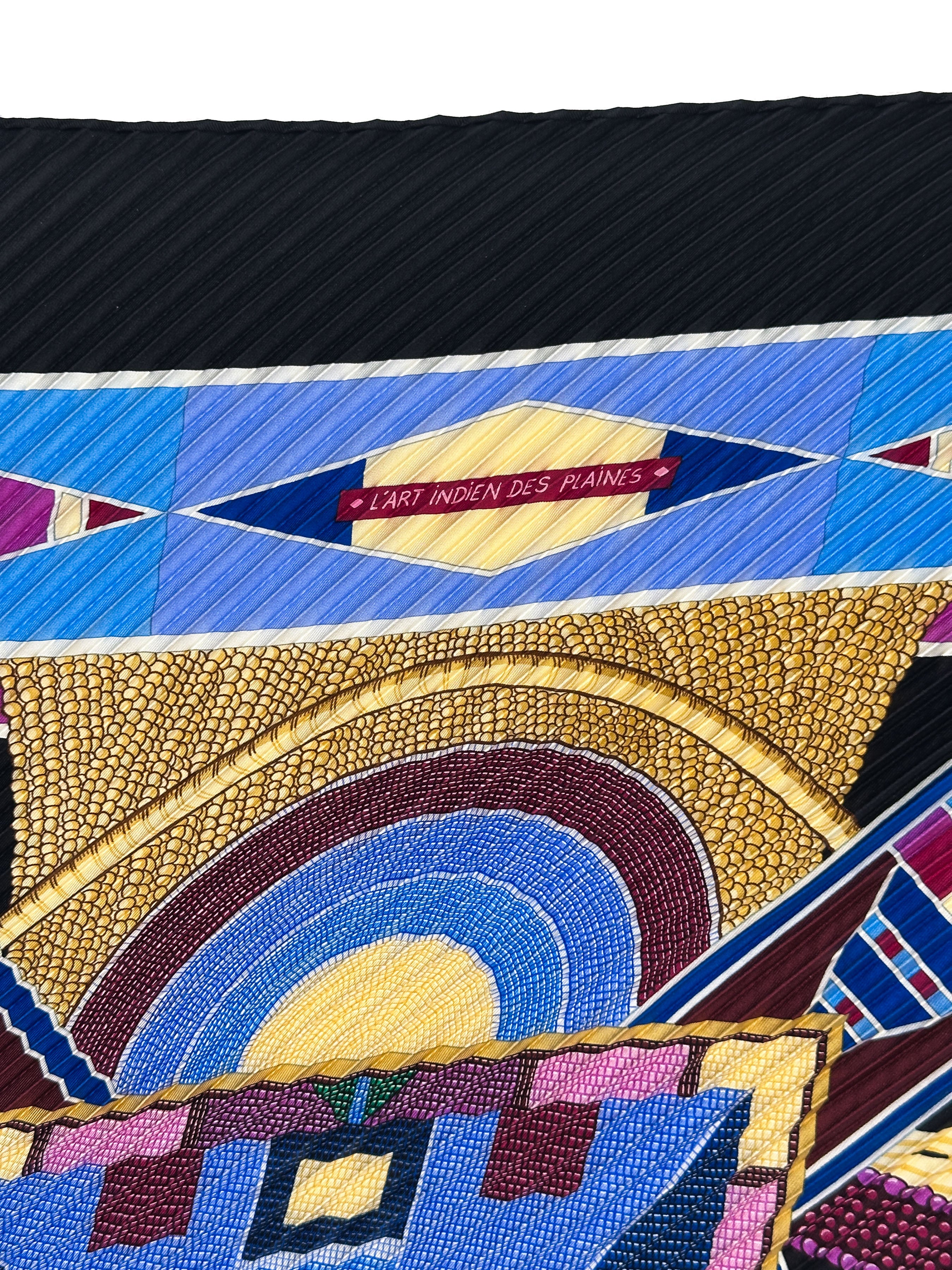 Hermès L'art Indien des Plaines Plissé 90
