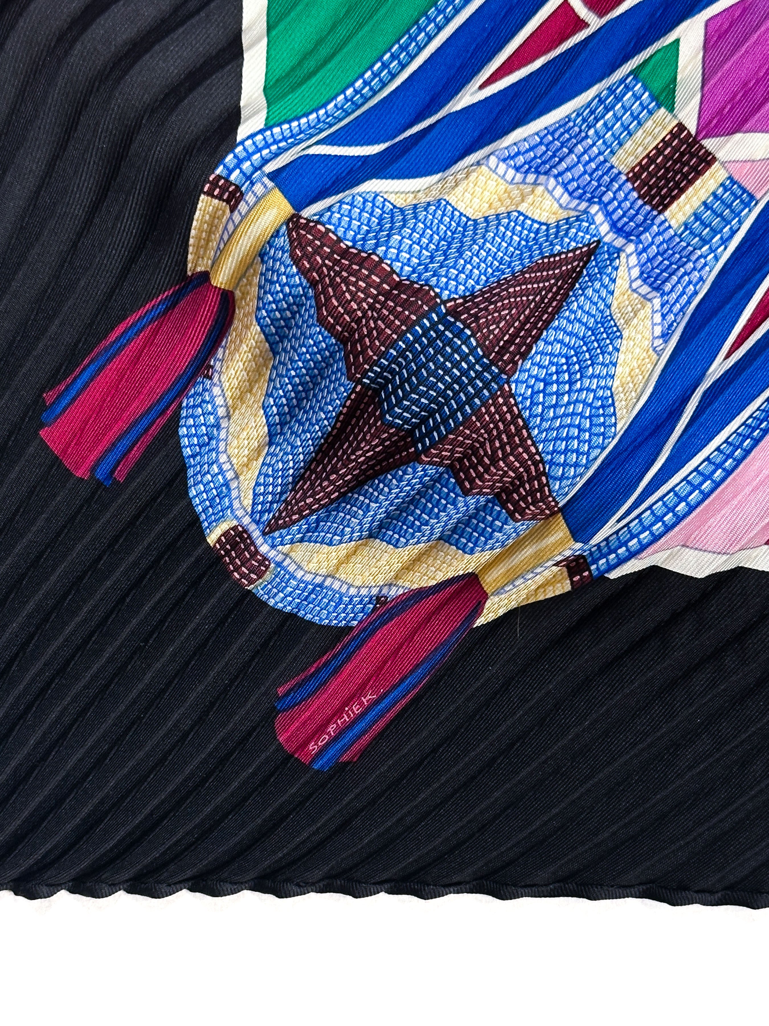 Hermès L'art Indien des Plaines Plissé 90