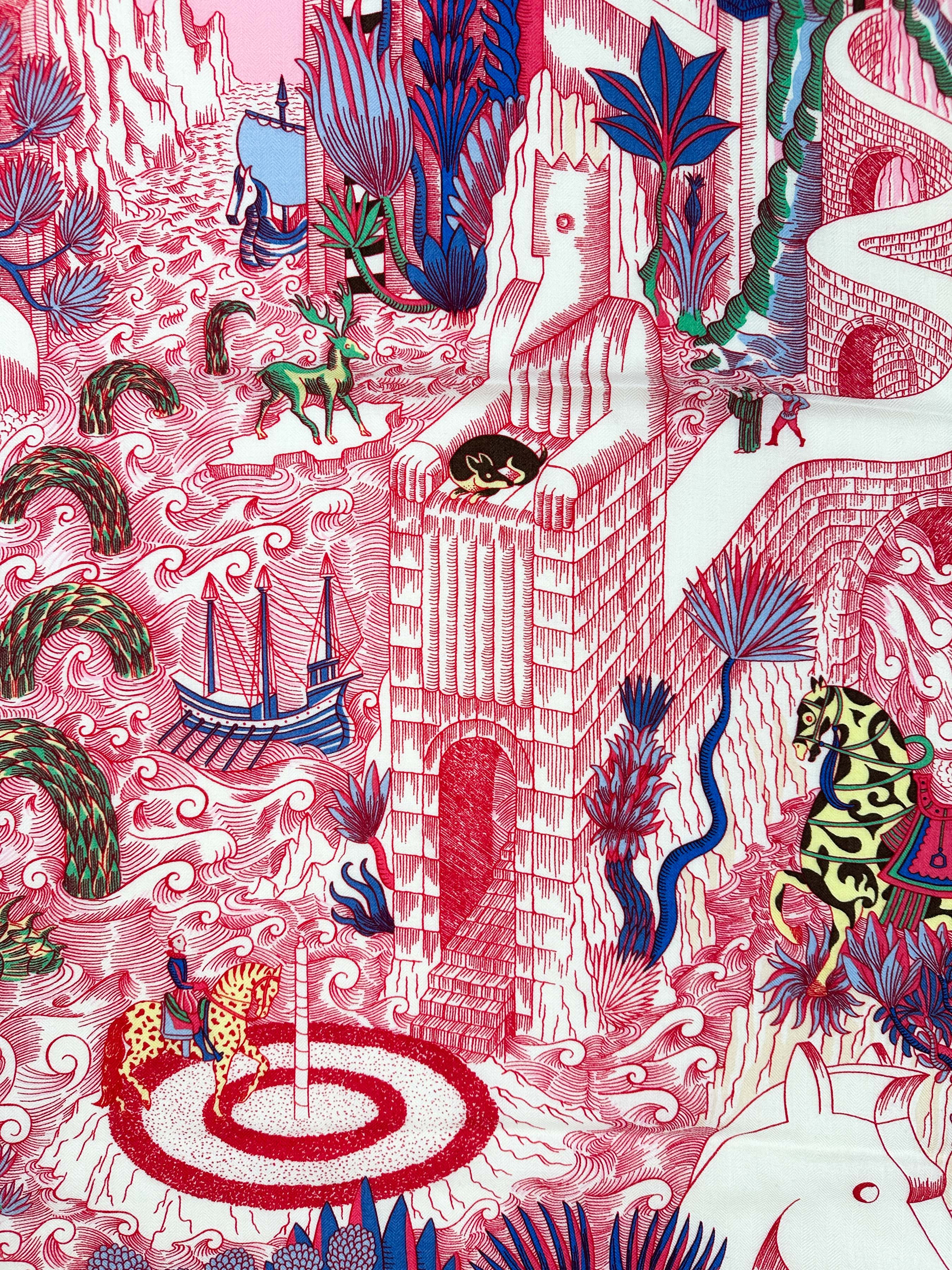 Hermès Cosmographia Universalis Cashmere Silk 140