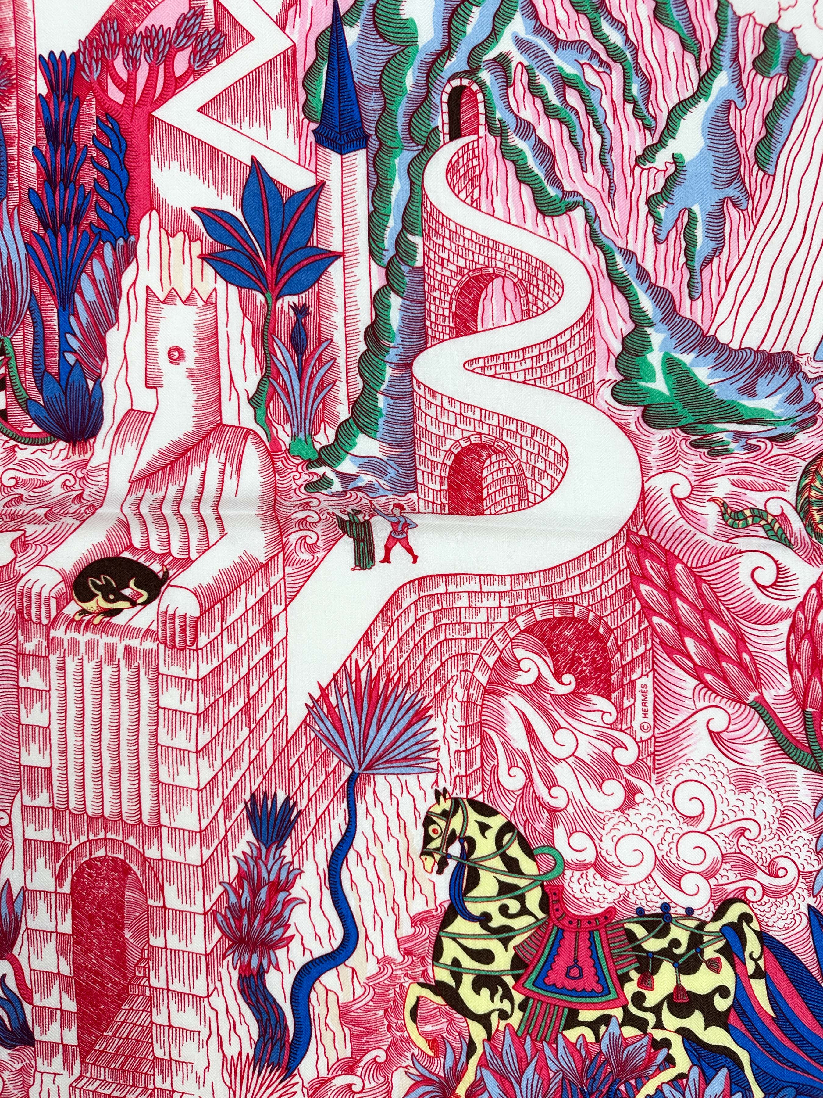 Hermès Cosmographia Universalis Cashmere Silk 140