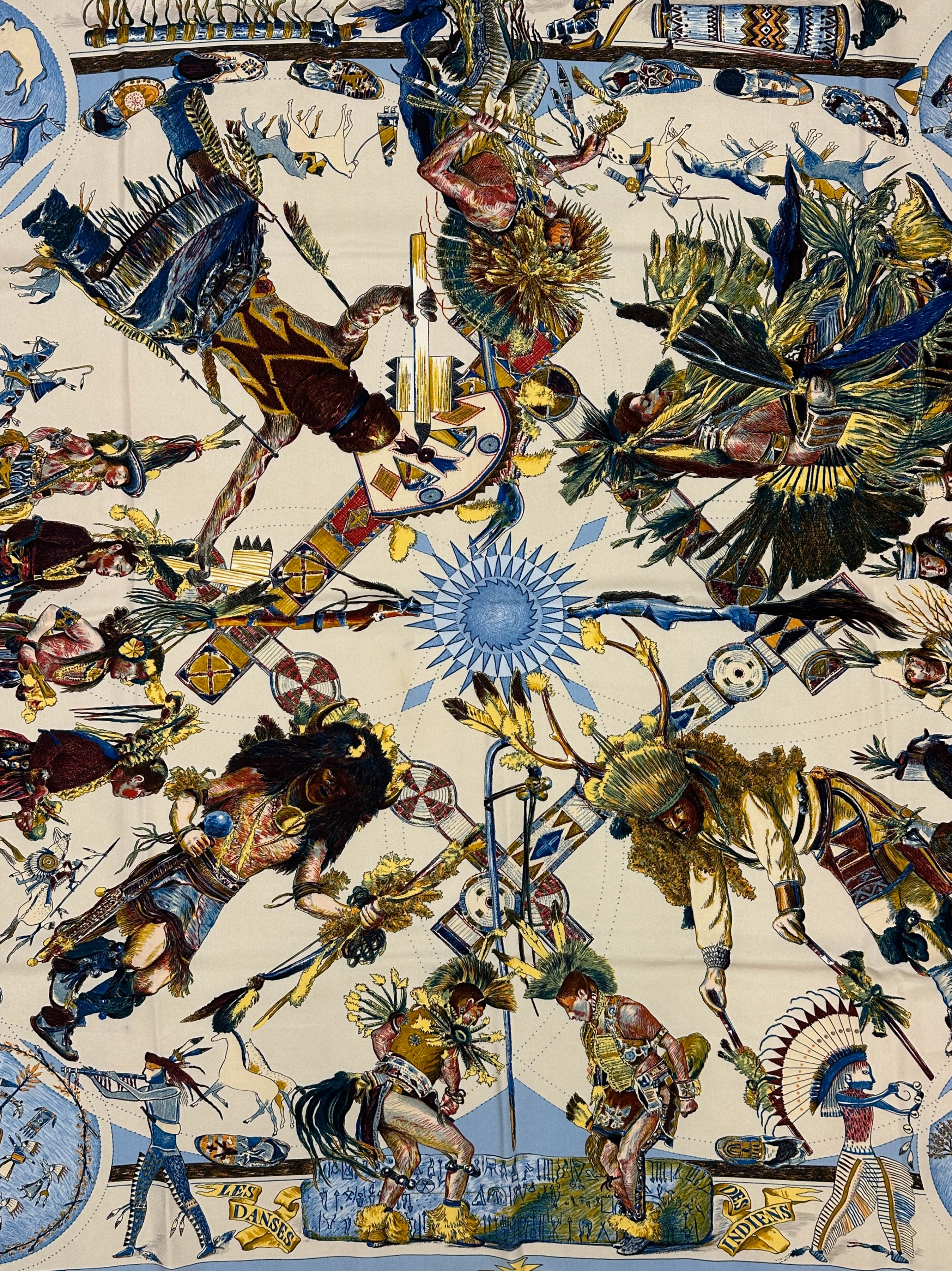 Hermès Les Danses des Indiens 90