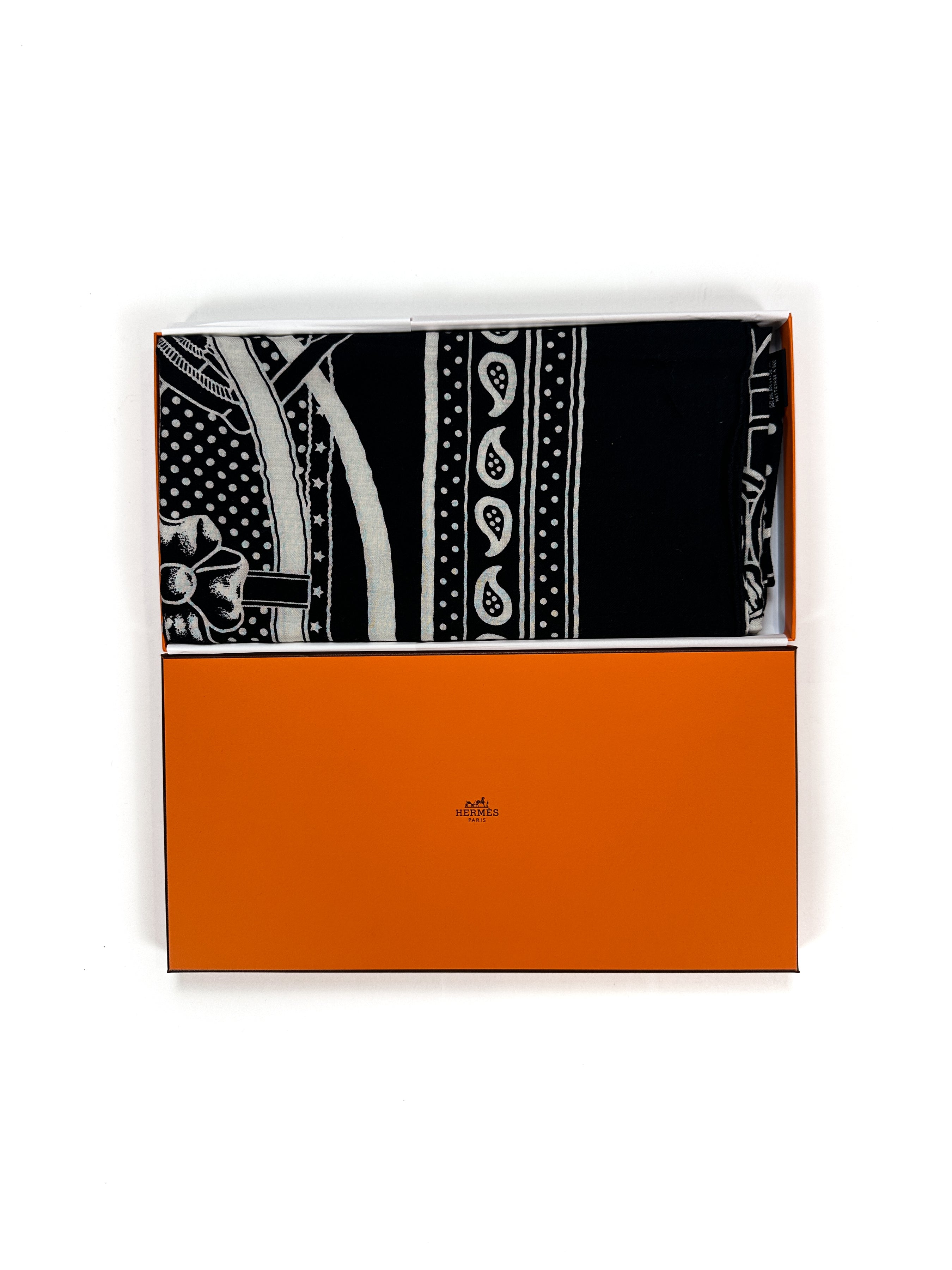 Hermès Grand Manège Bandana Cashmere Silk 140