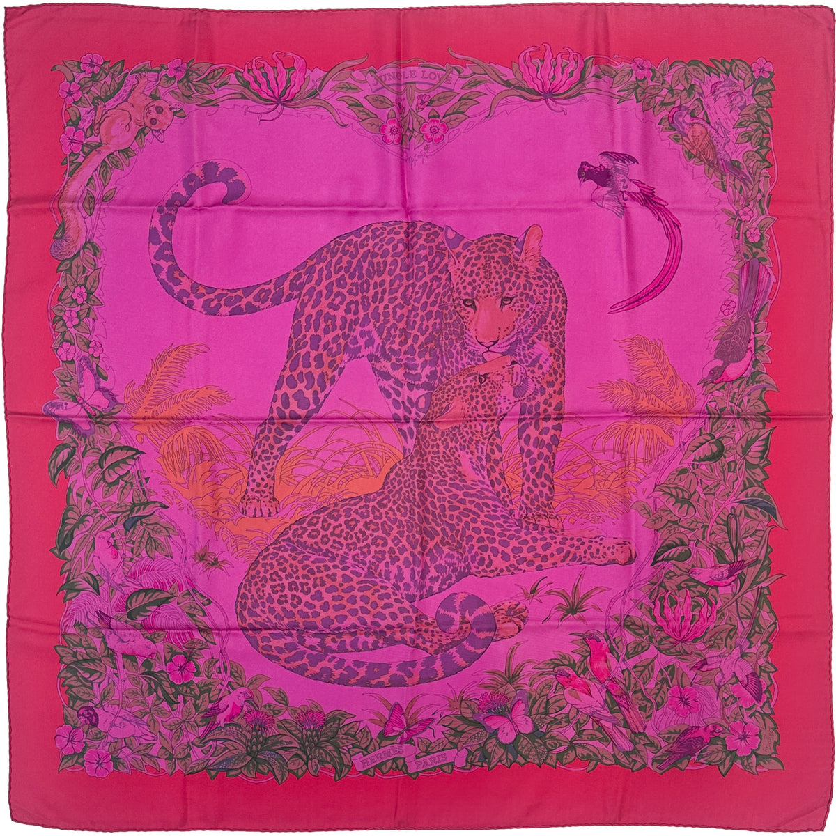 Hermès Jungle Love 90