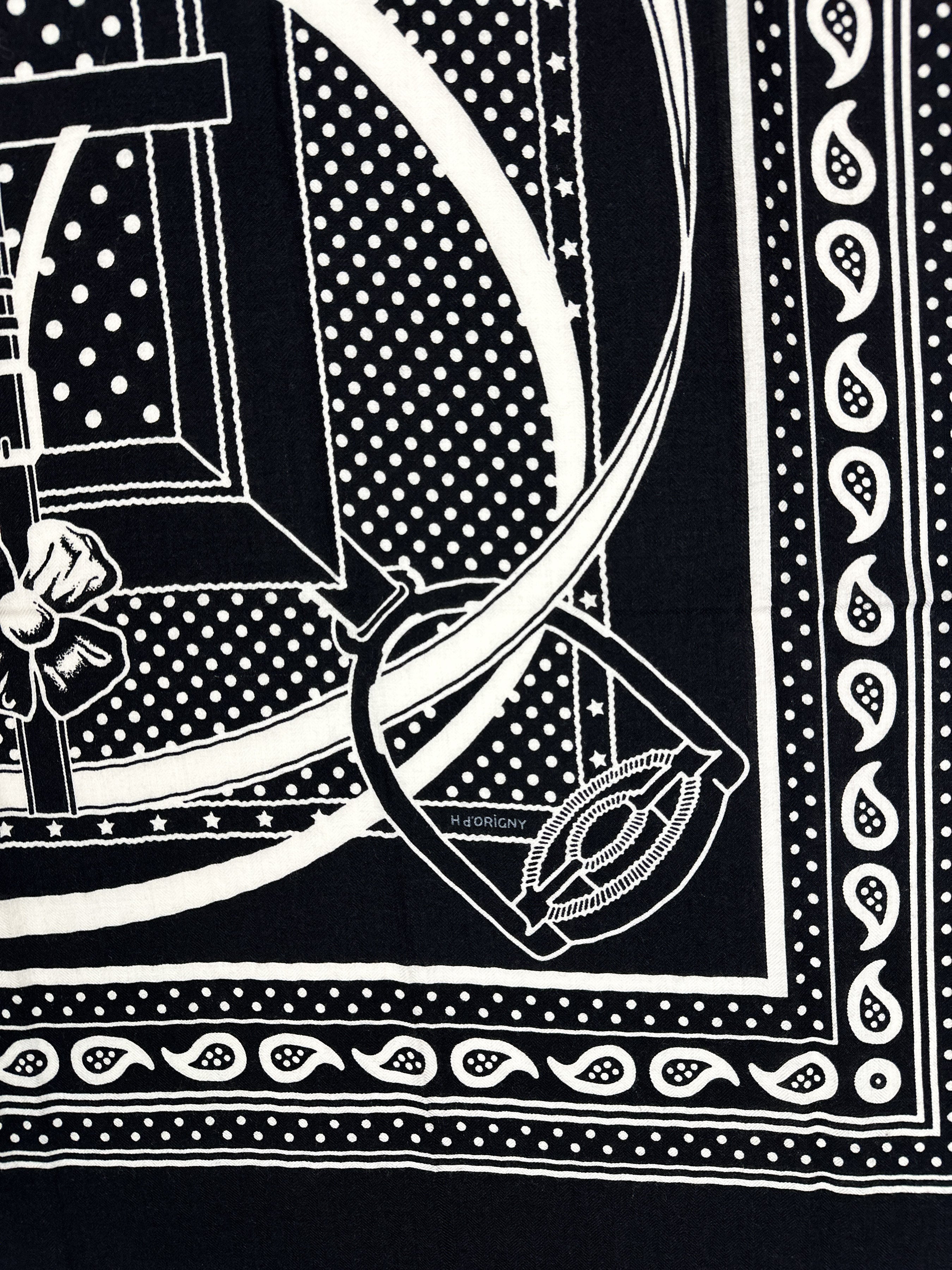 Hermès Grand Manège Bandana Cashmere Silk 140