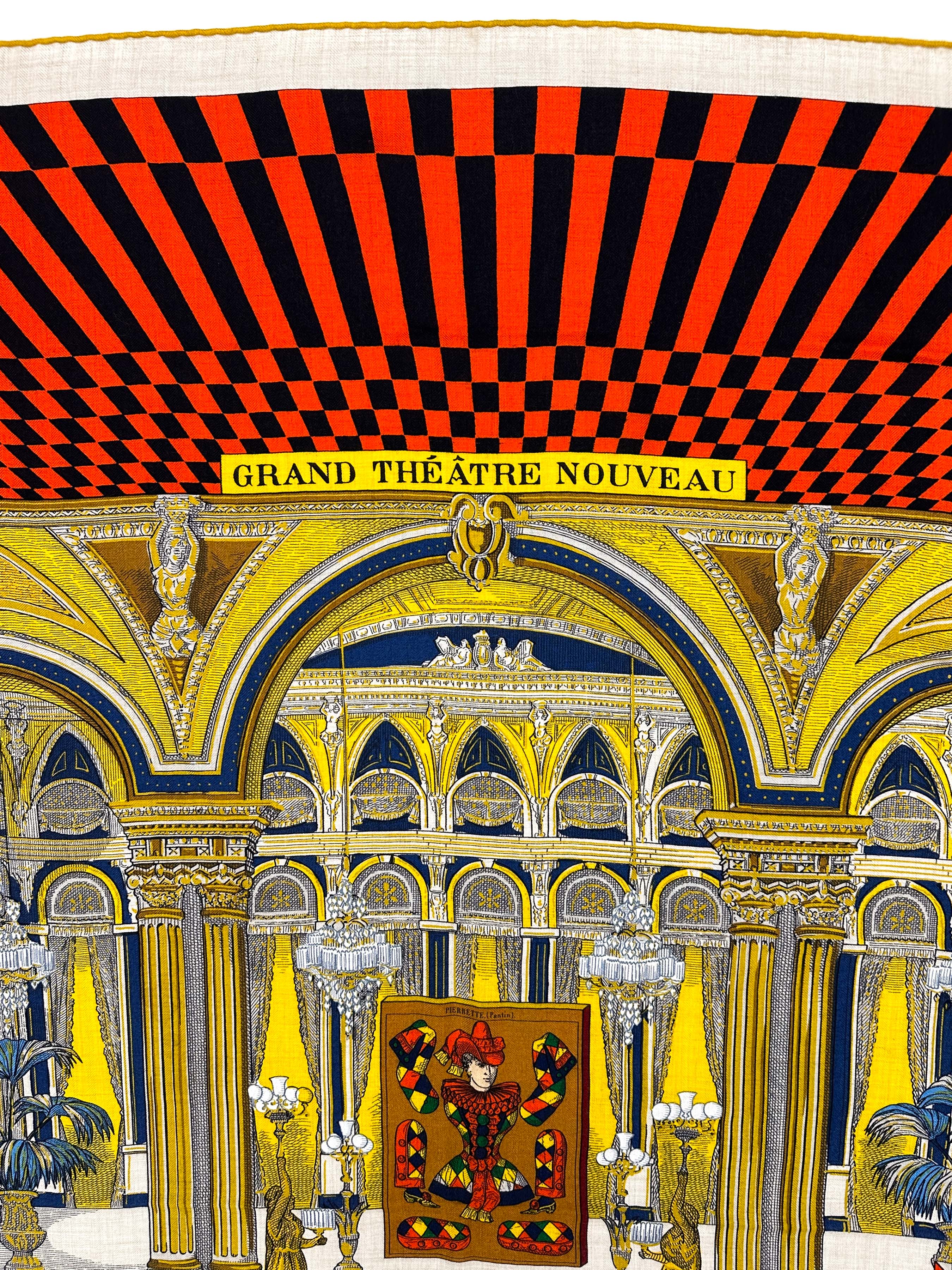 Hermès Grand Théâtre Nouveau Cashmere Silk 140