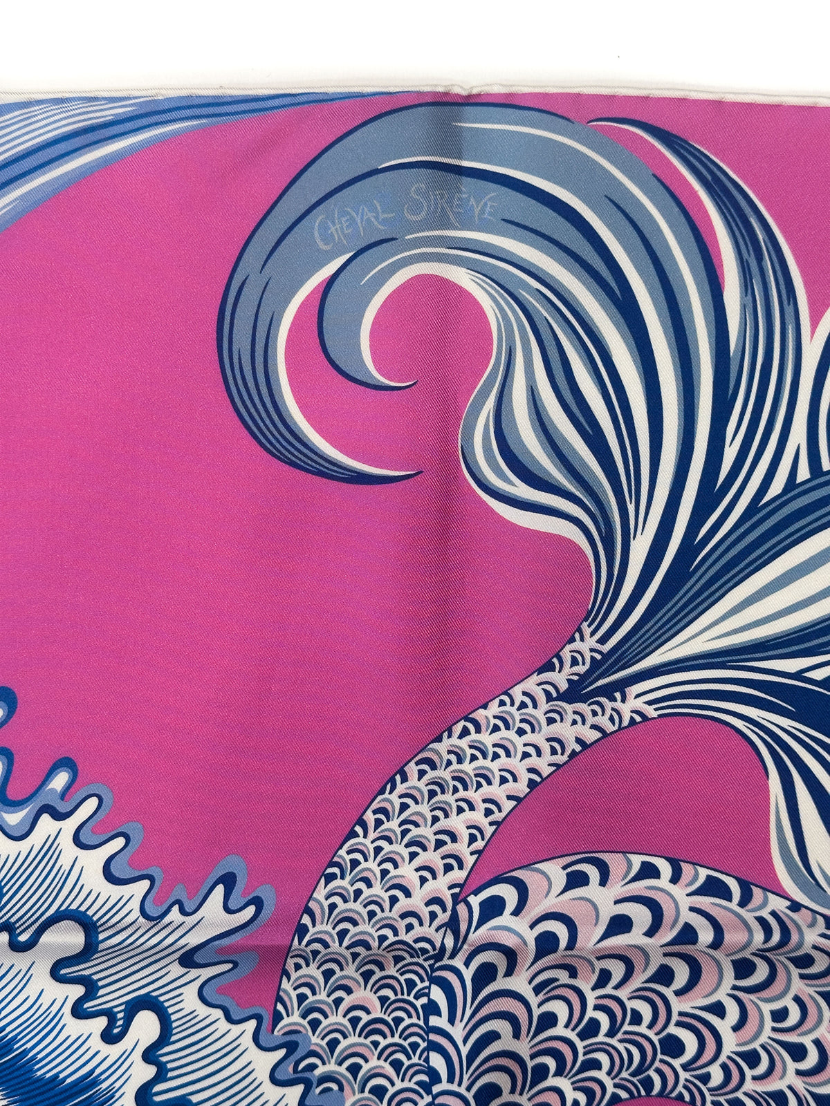 Hermès Cheval Sirene Double Face 90
