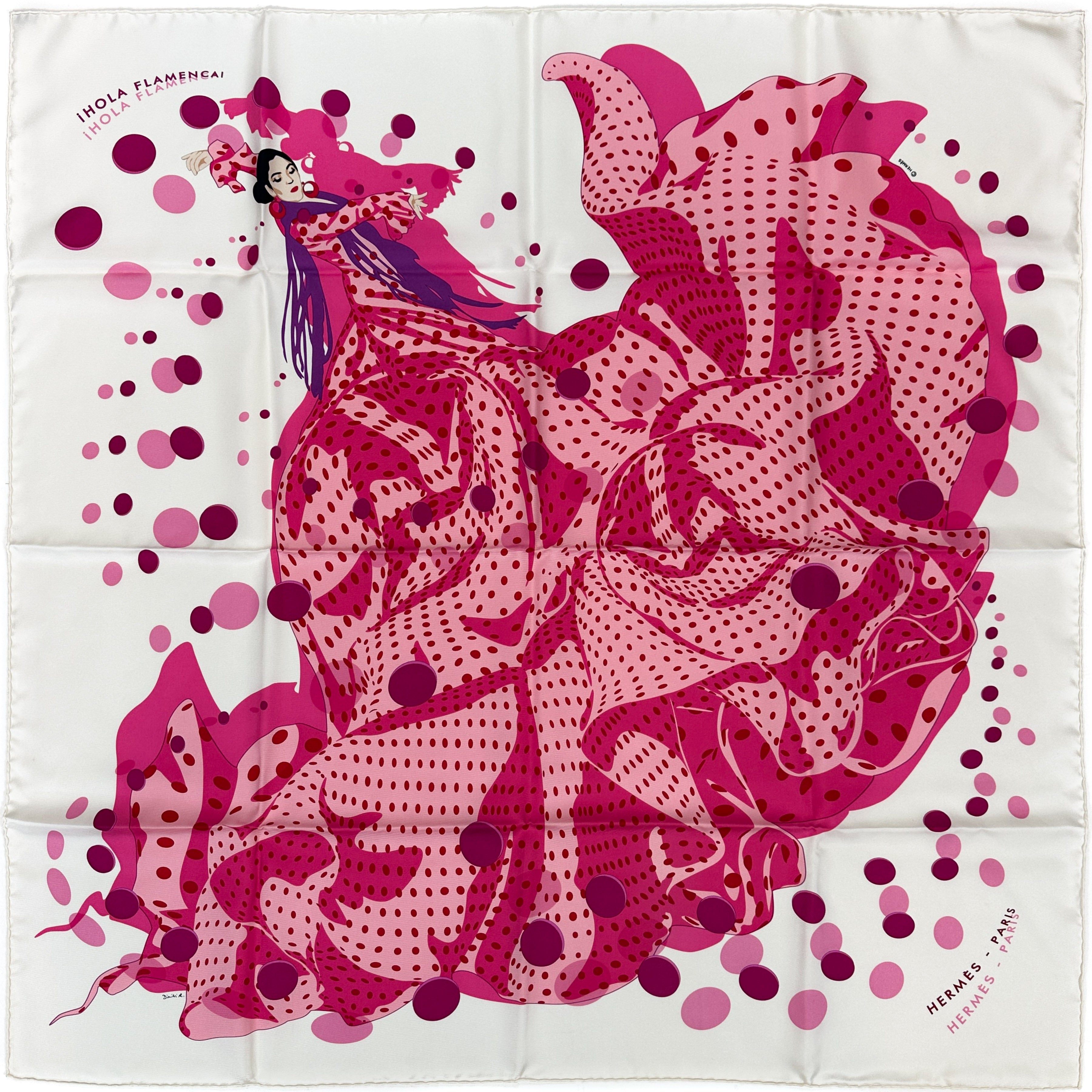 Hermès Hola Flamenca 90
