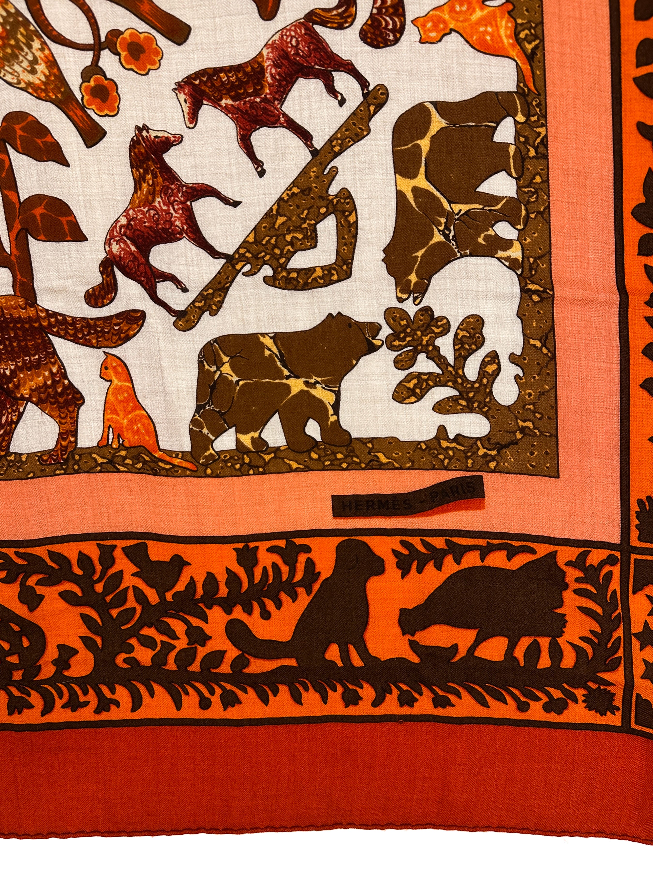 Hermès Early America Cashmere Silk 140