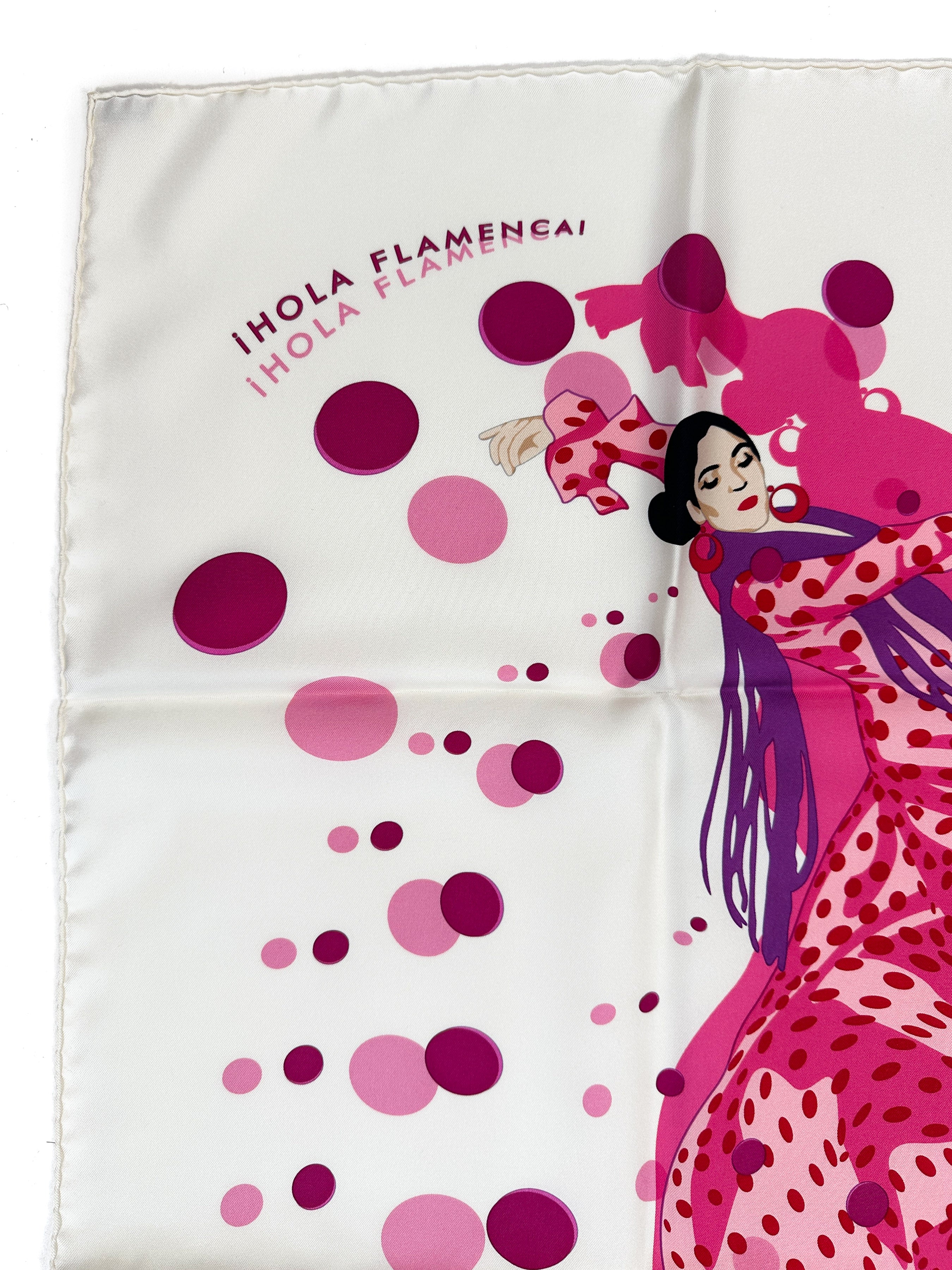 エルメス Hermes カレ40 スカーフ I HOLA FLAMENCA Hermès Hola Flamenca 90