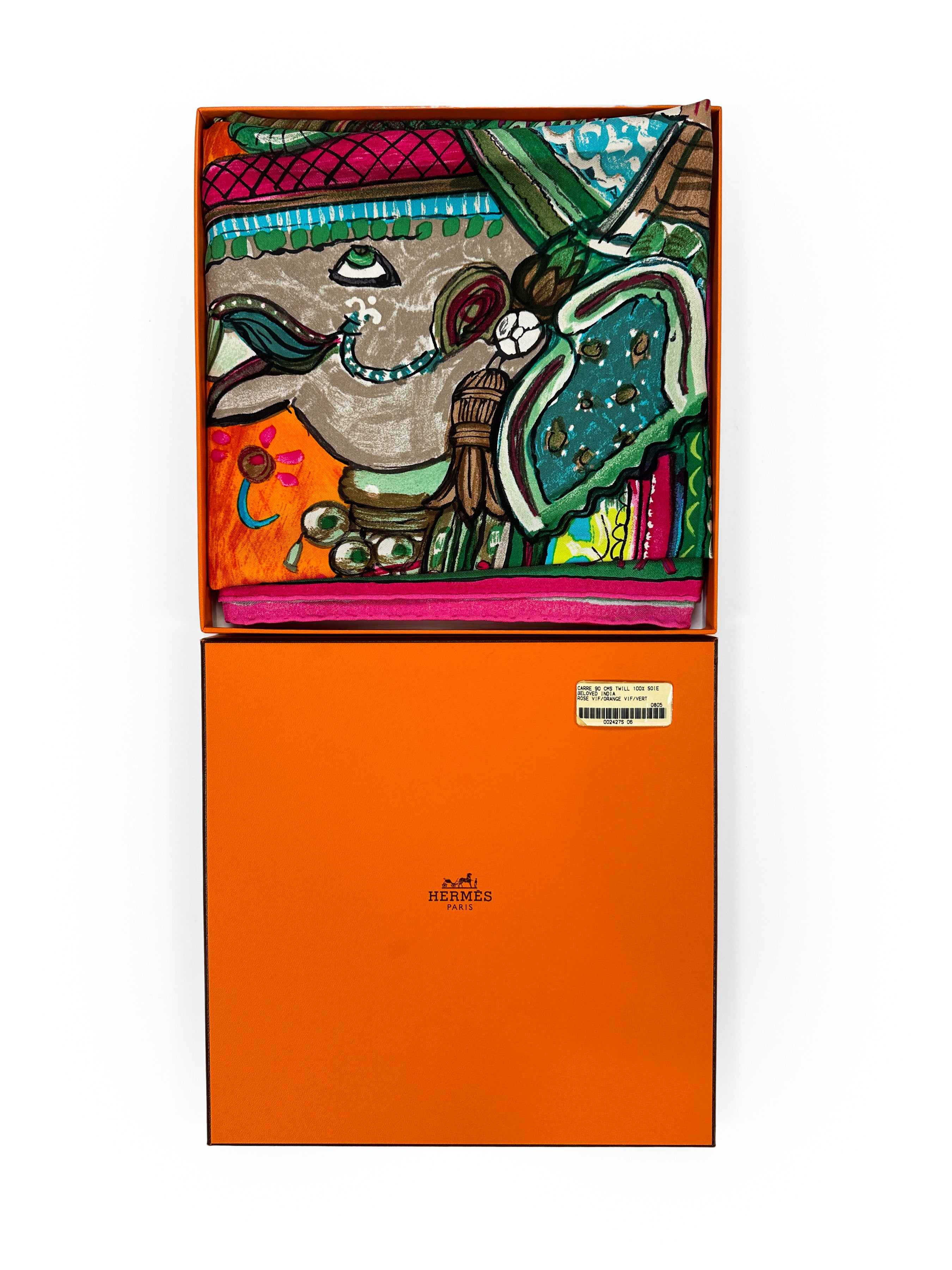 Hermès Beloved India 90
