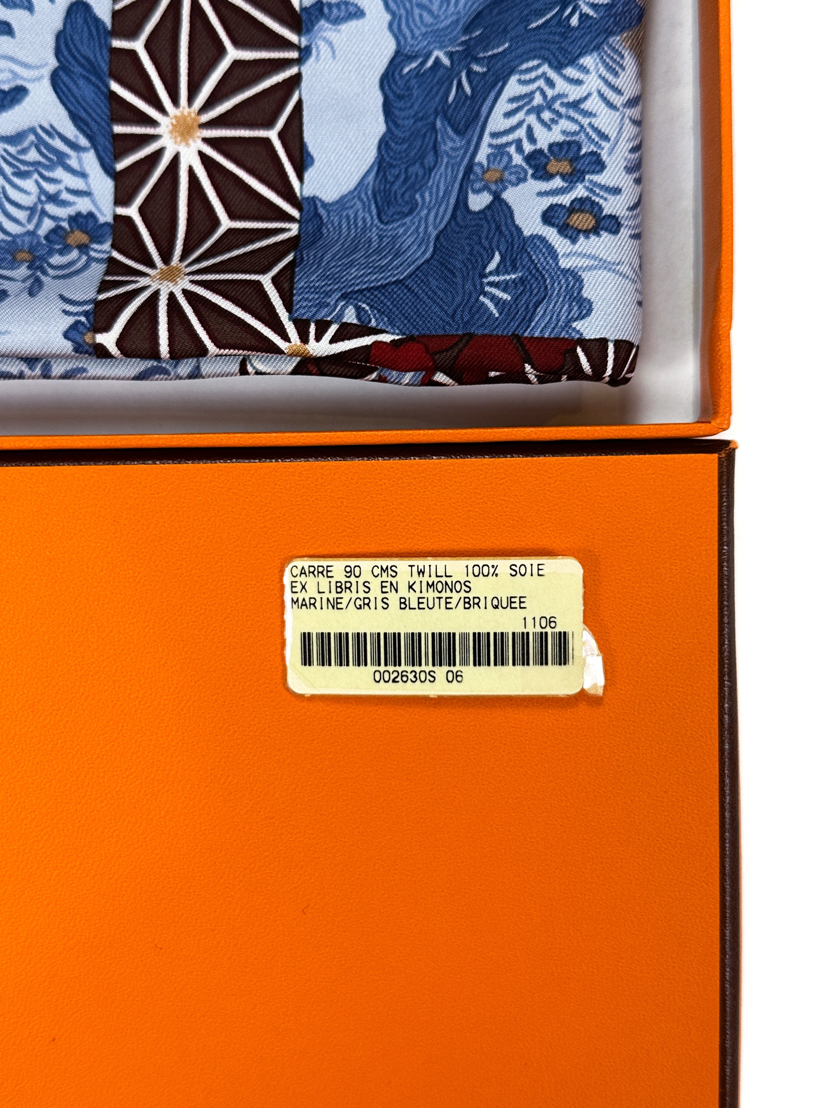 Hermès Ex-Libris en Kimonos 90